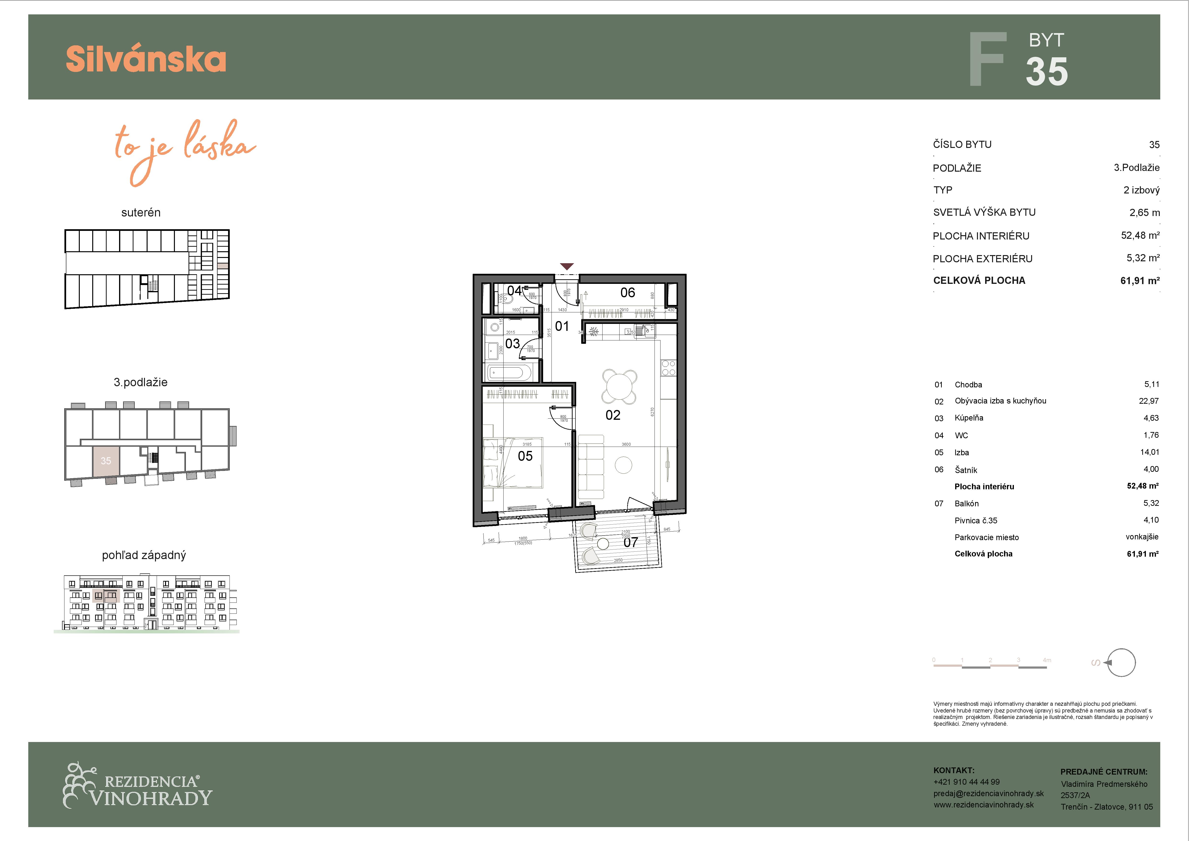Silvánska - F35 - Pôdorys