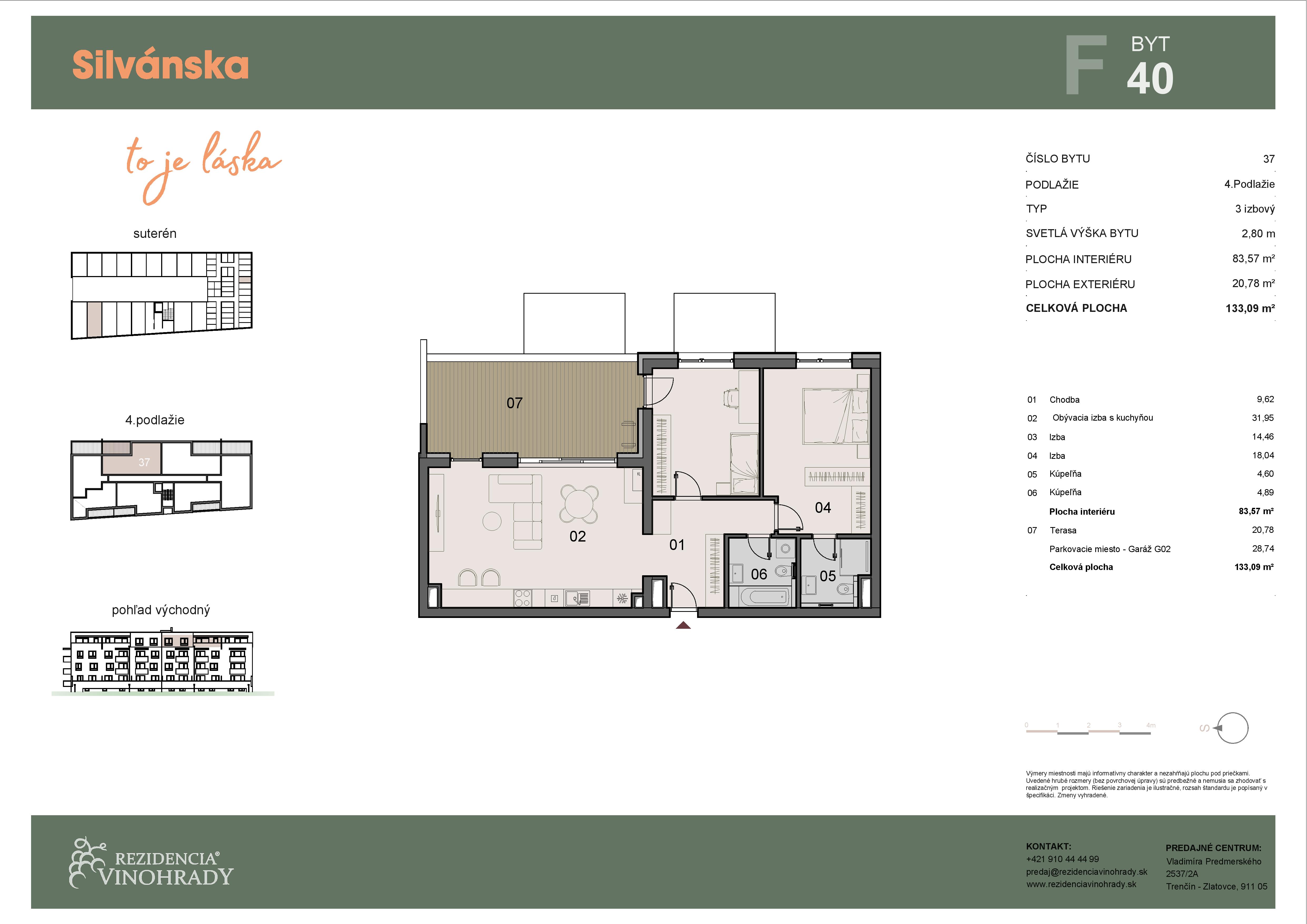 Silvánska - F40 - Pôdorys