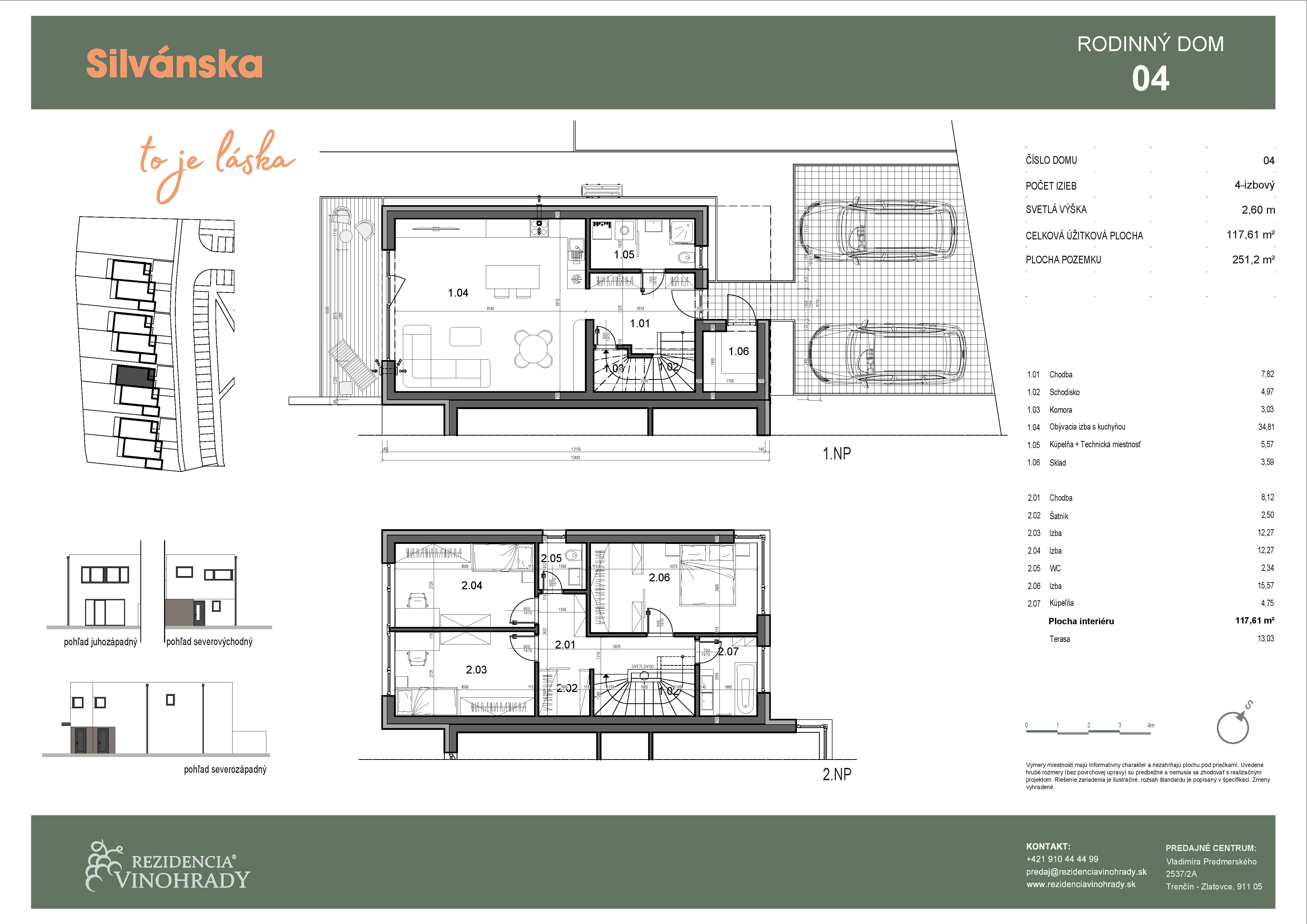Silvánska - RD 04 - Pôdorys