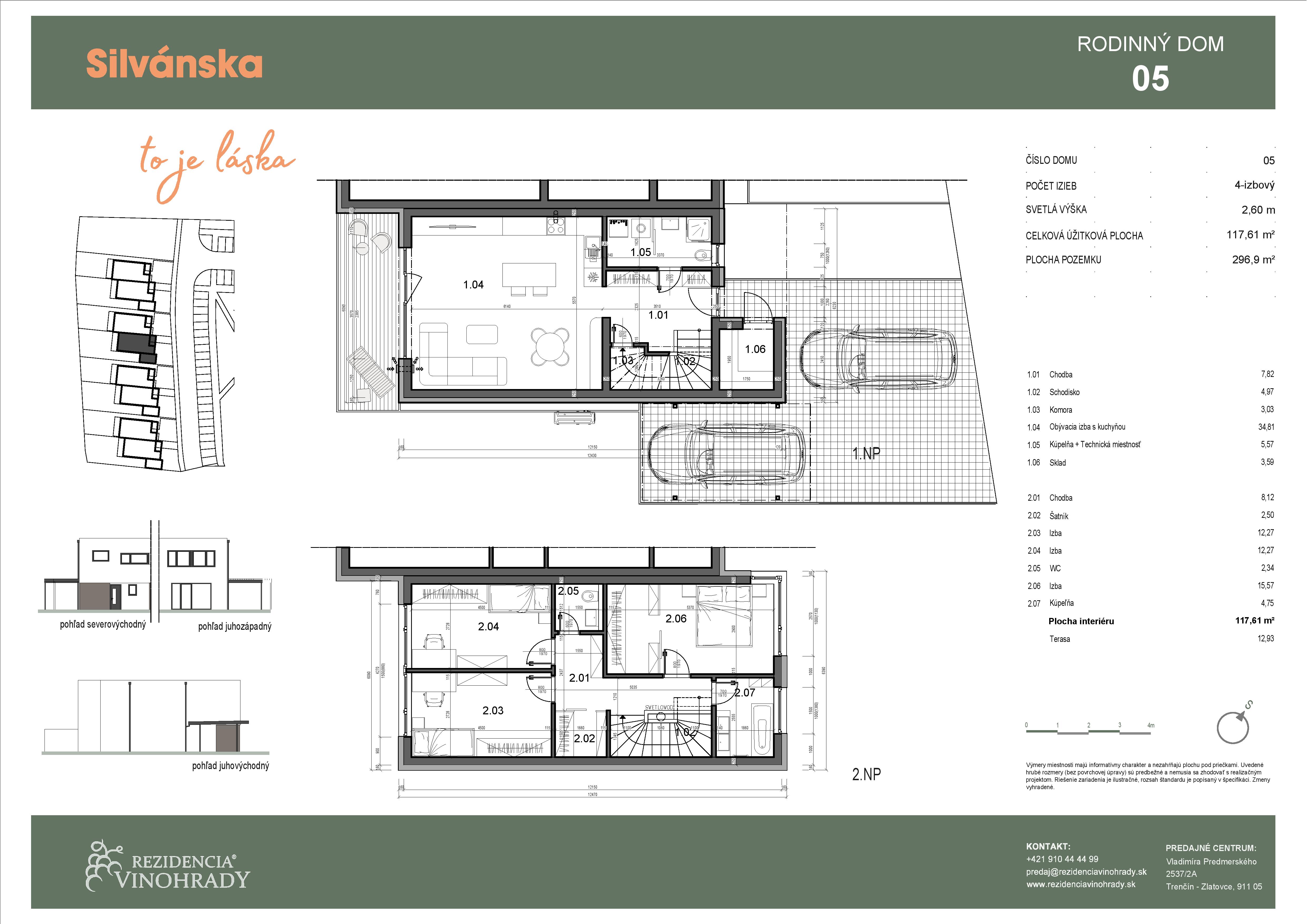 Silvánska - RD 05 - Pôdorys