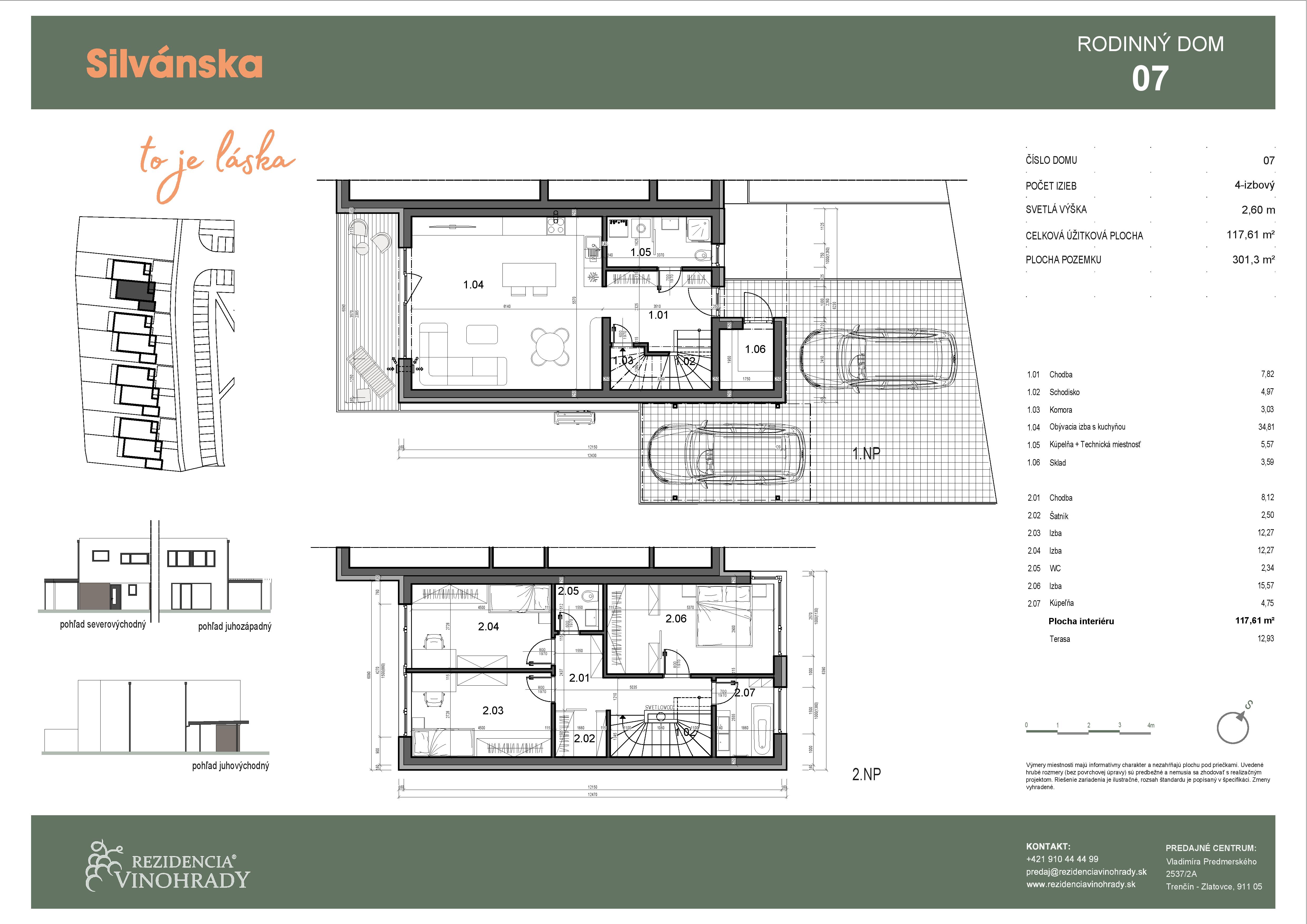 Silvánska - RD 07 - Pôdorys
