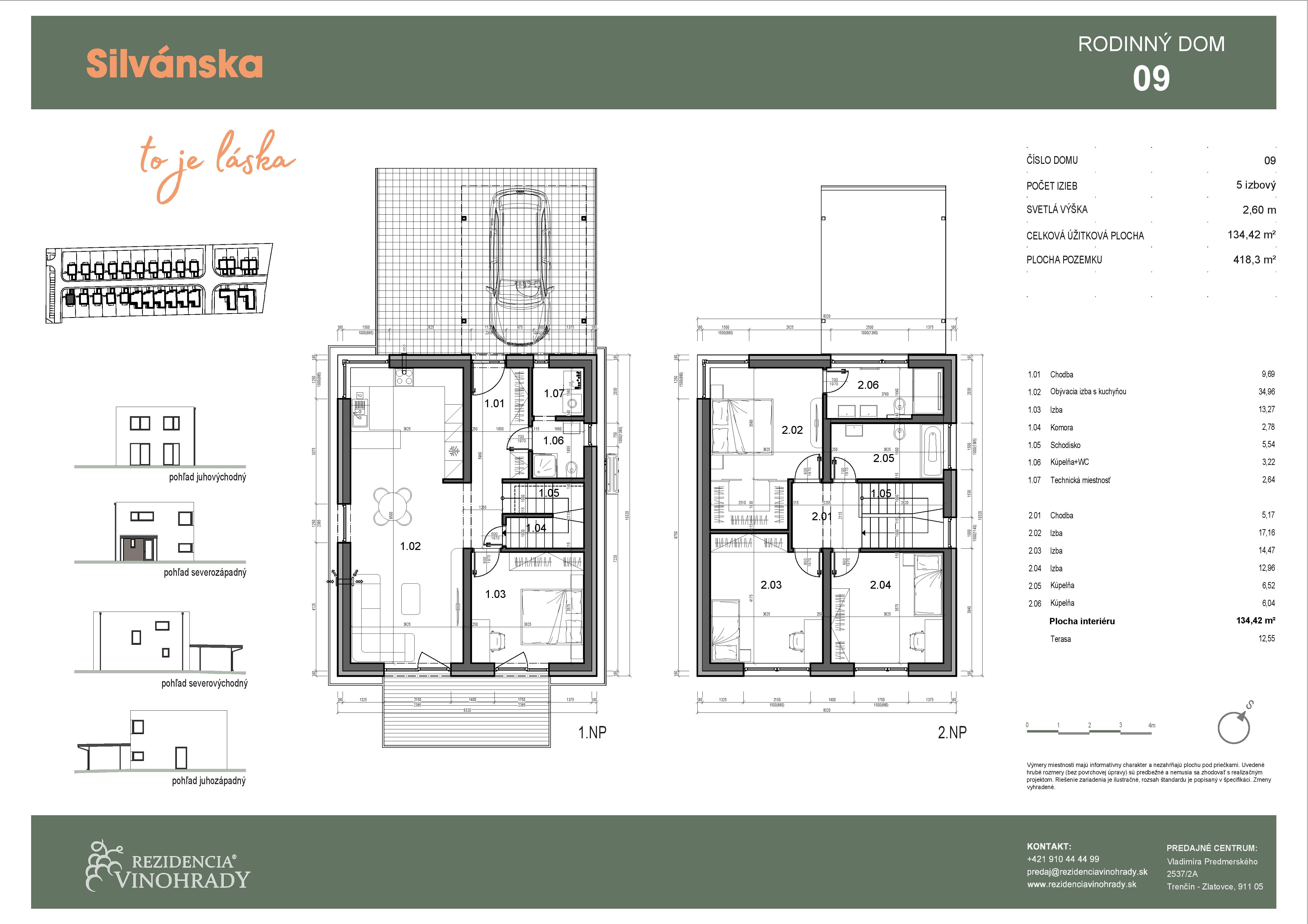 Silvánska - RD 09 - Pôdorys
