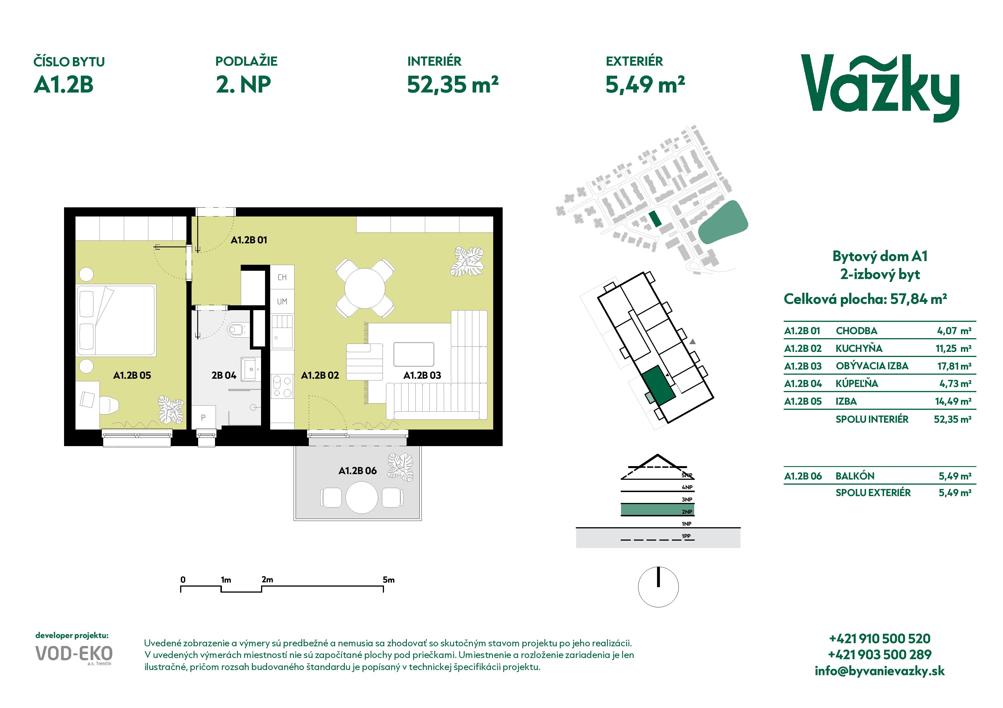 Vážky - A1.2B - Pôdorys