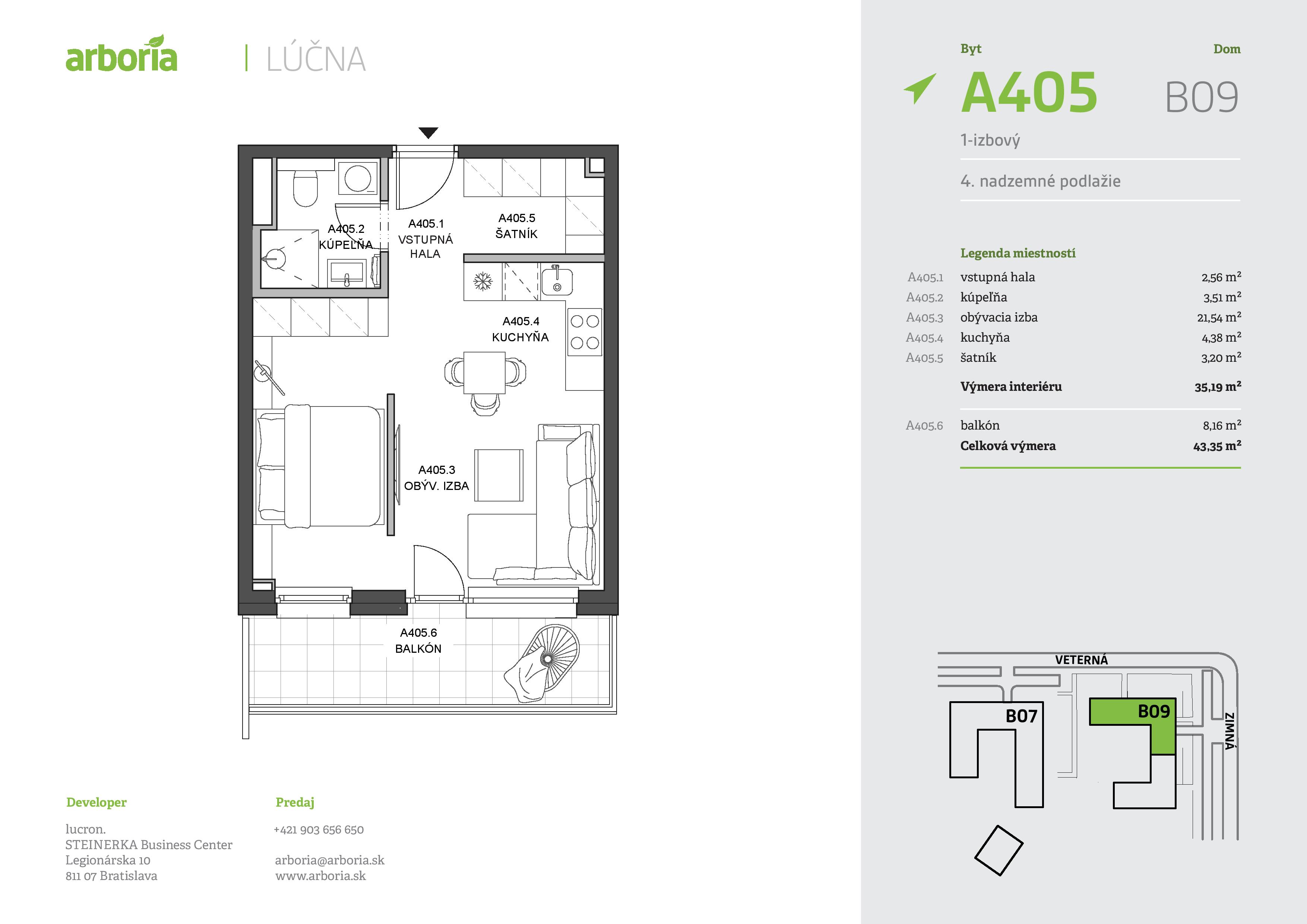Arboria - A405 - Pôdorys