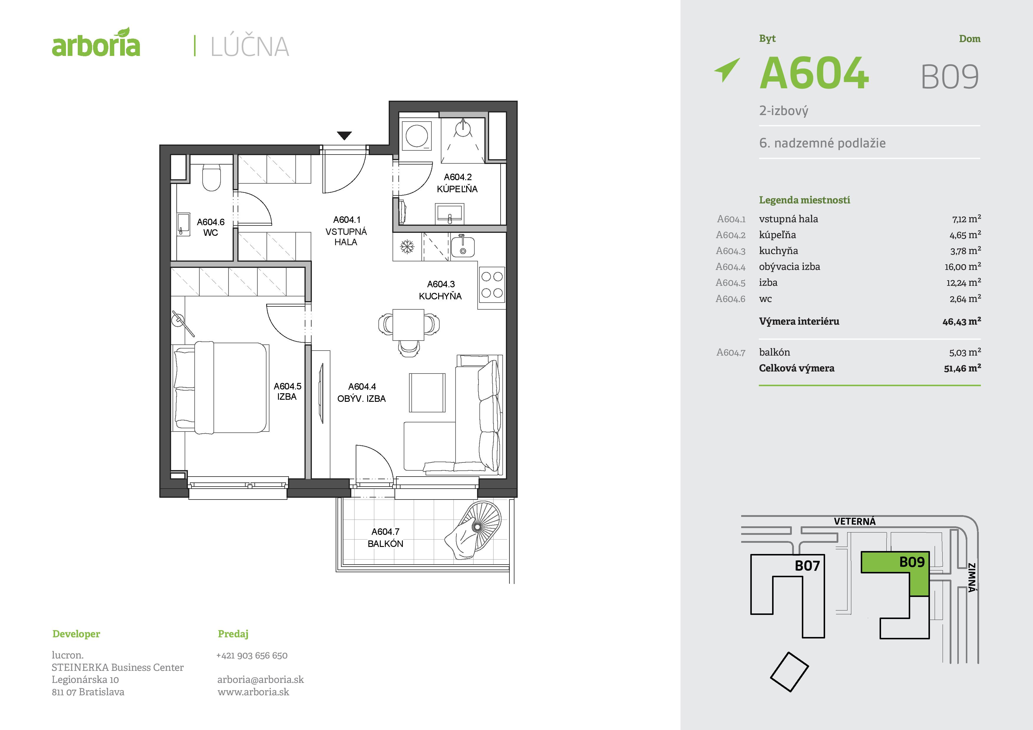 Arboria - A604 - Pôdorys
