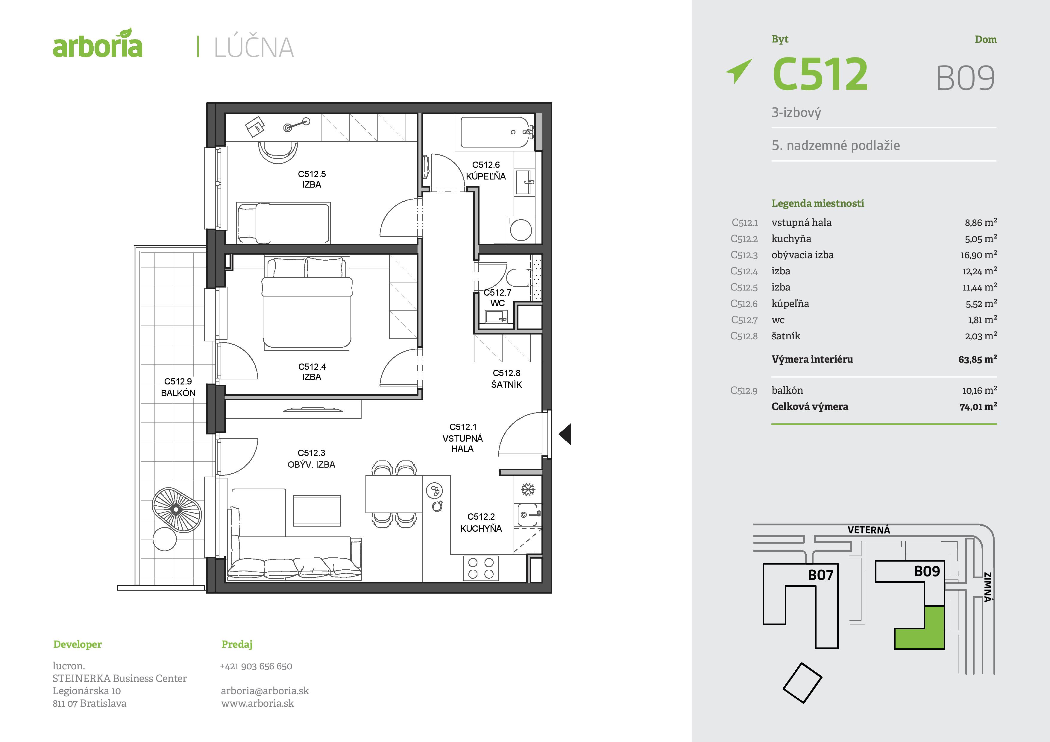 Arboria - C512 - Pôdorys