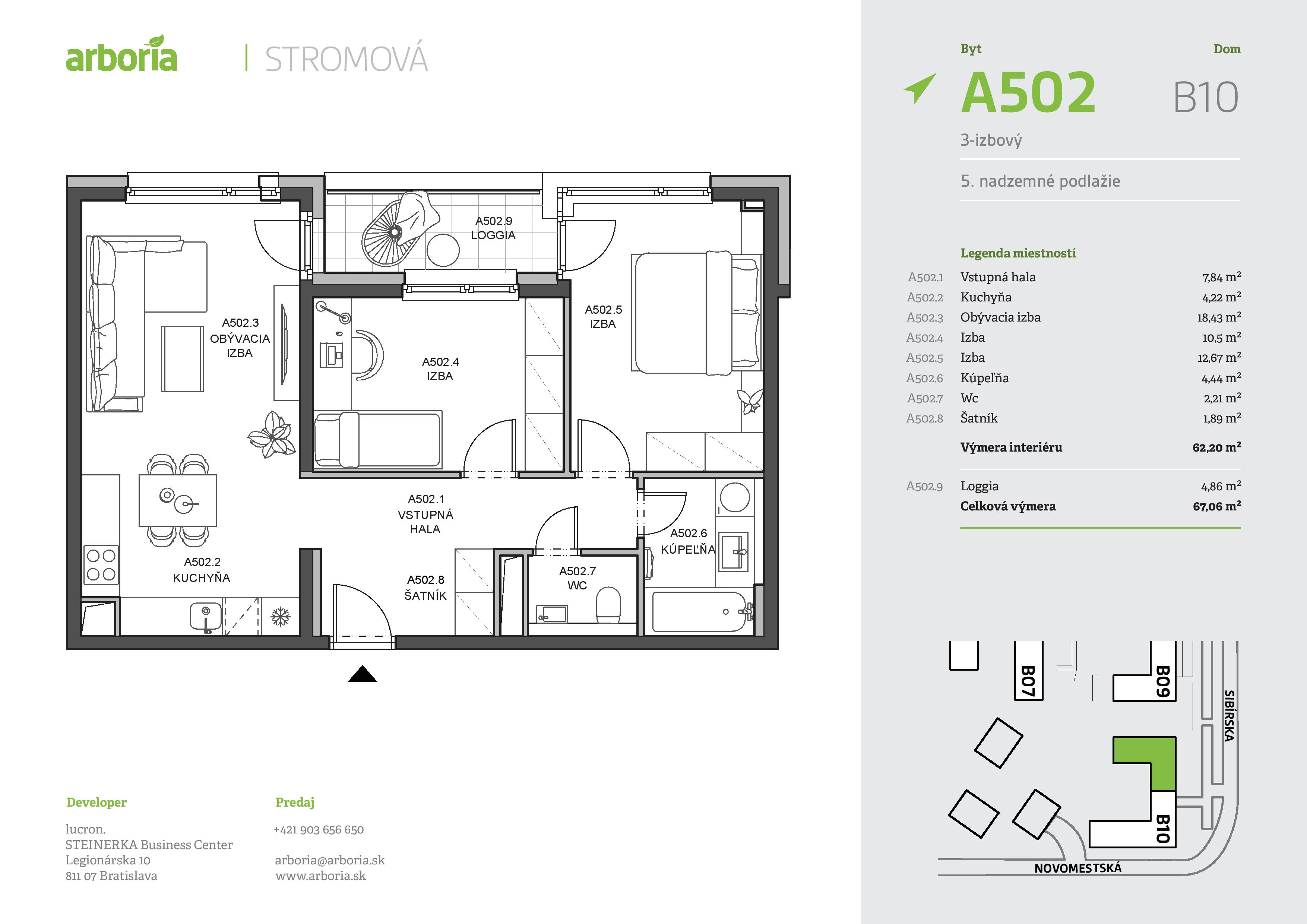 Arboria - A502 - Pôdorys