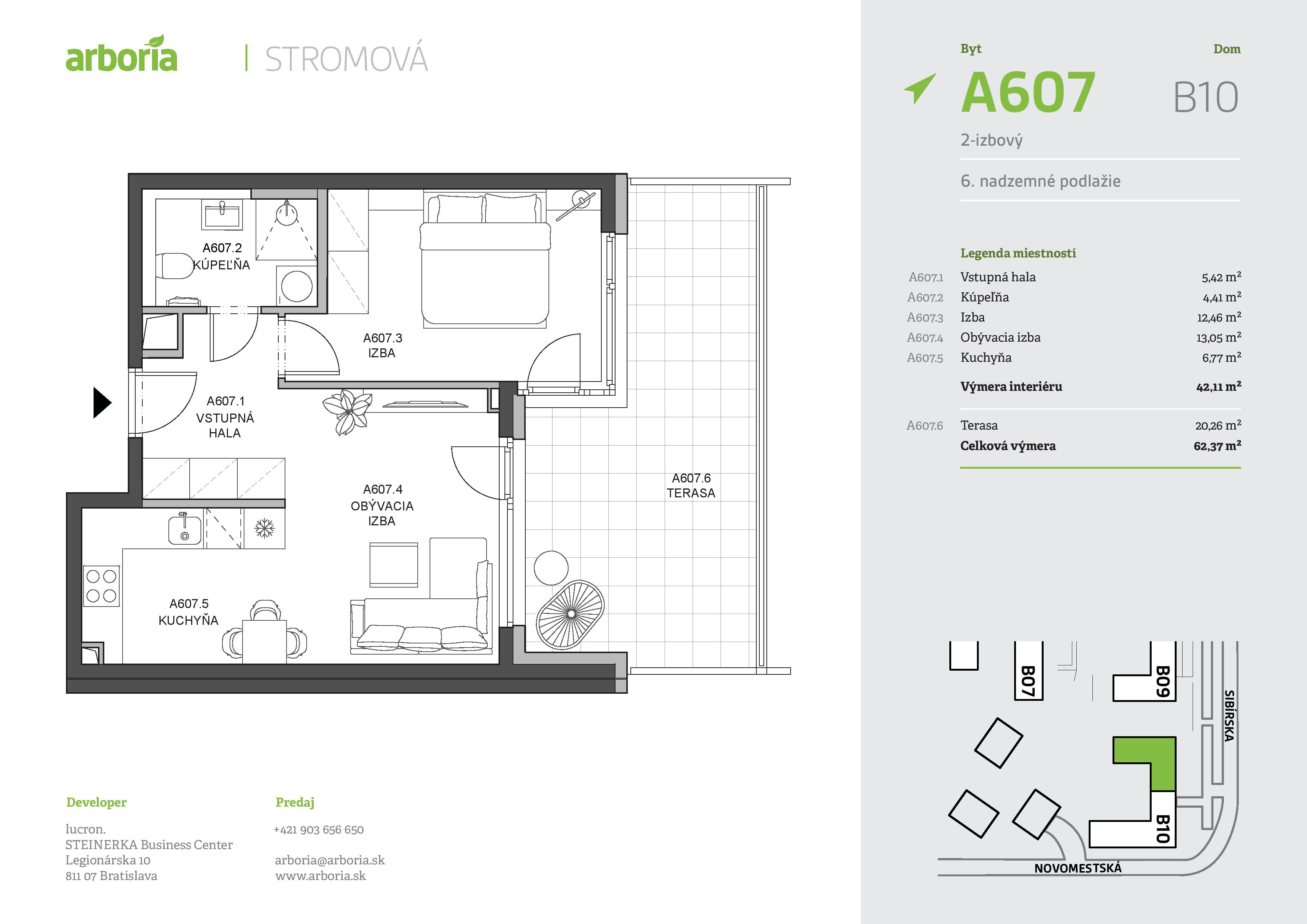 Arboria - A607 - Pôdorys