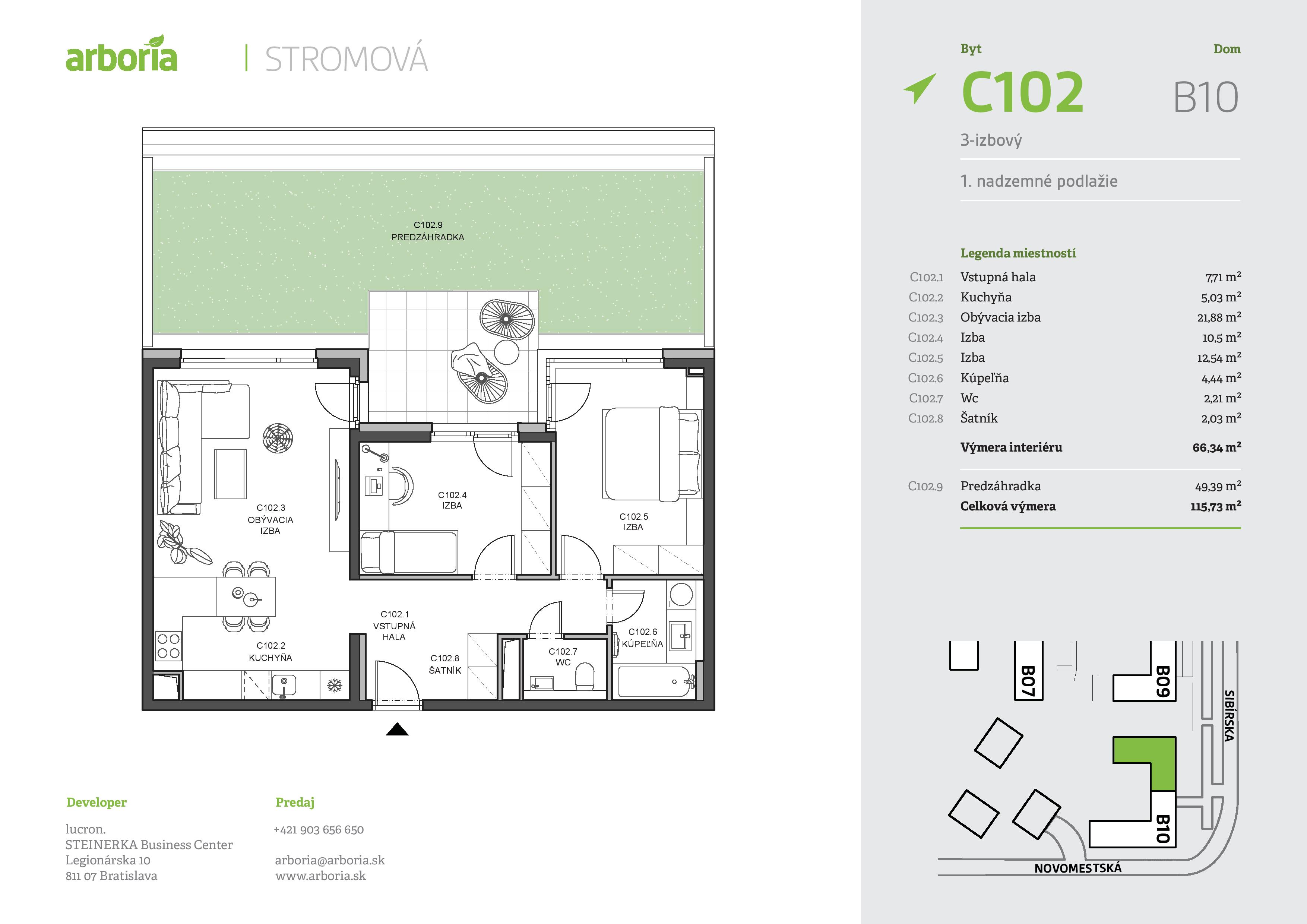 Arboria - C102 - Pôdorys