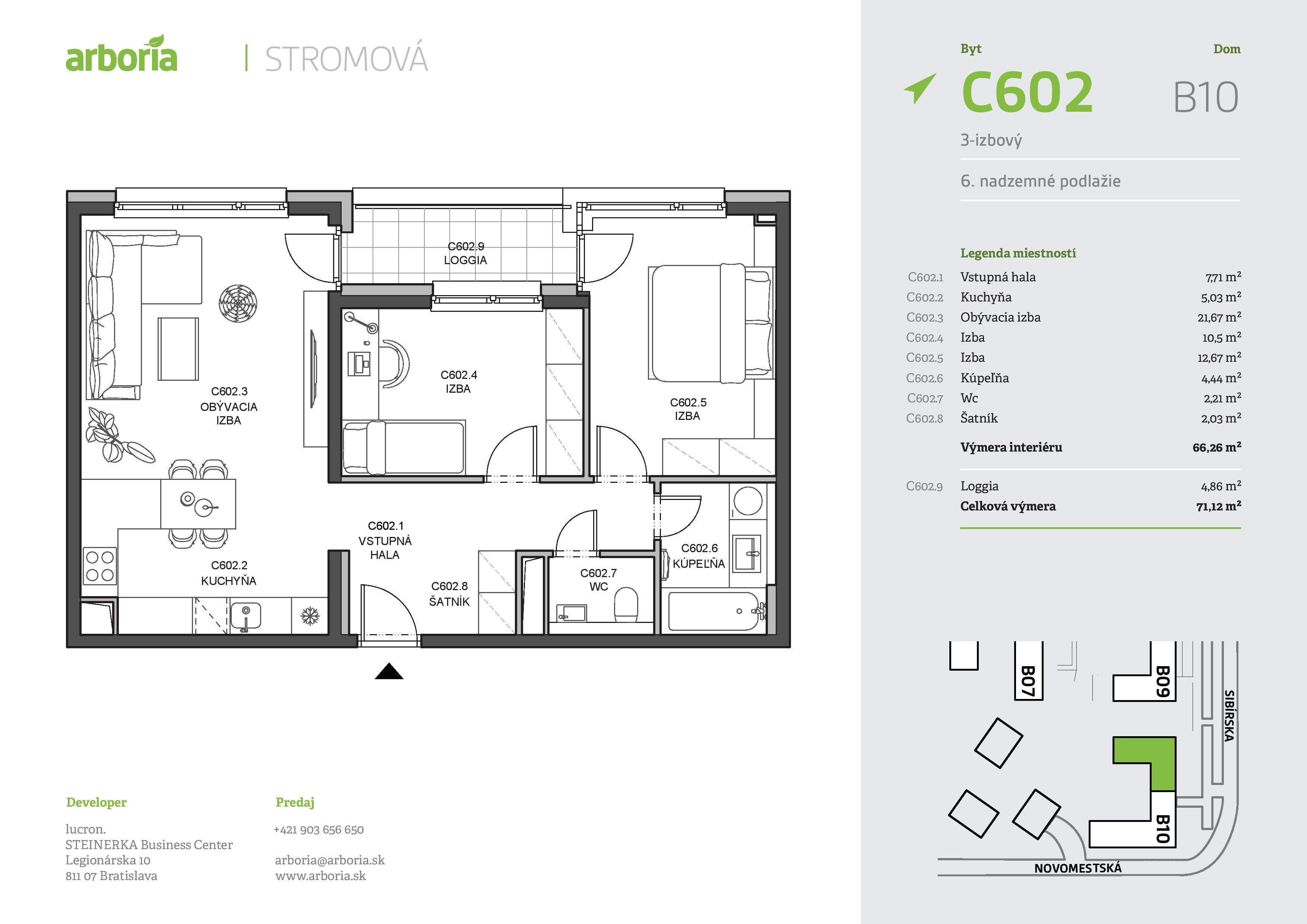 Arboria - C602 - Pôdorys