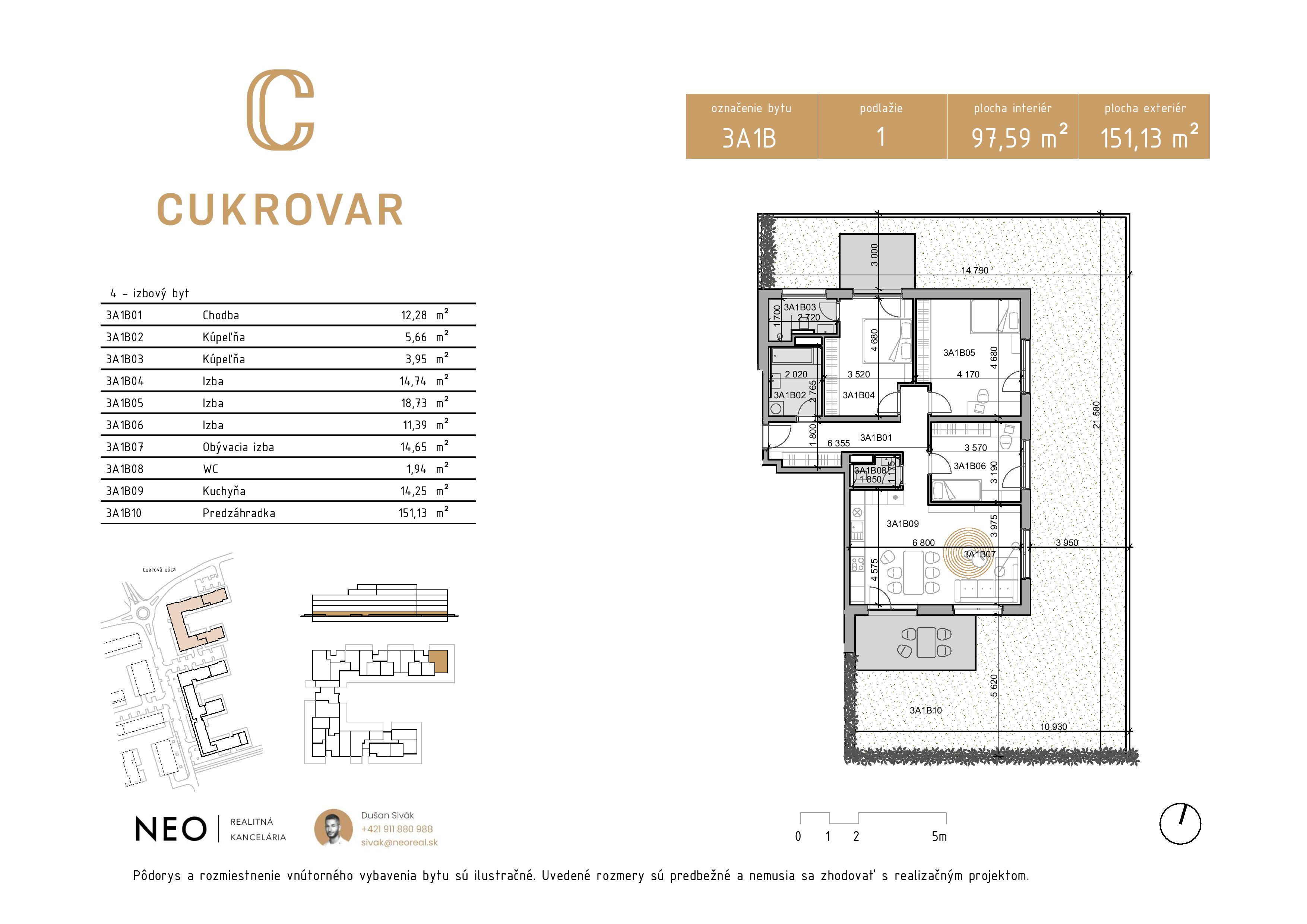 Cukrovar - 3A1B - Pôdorys