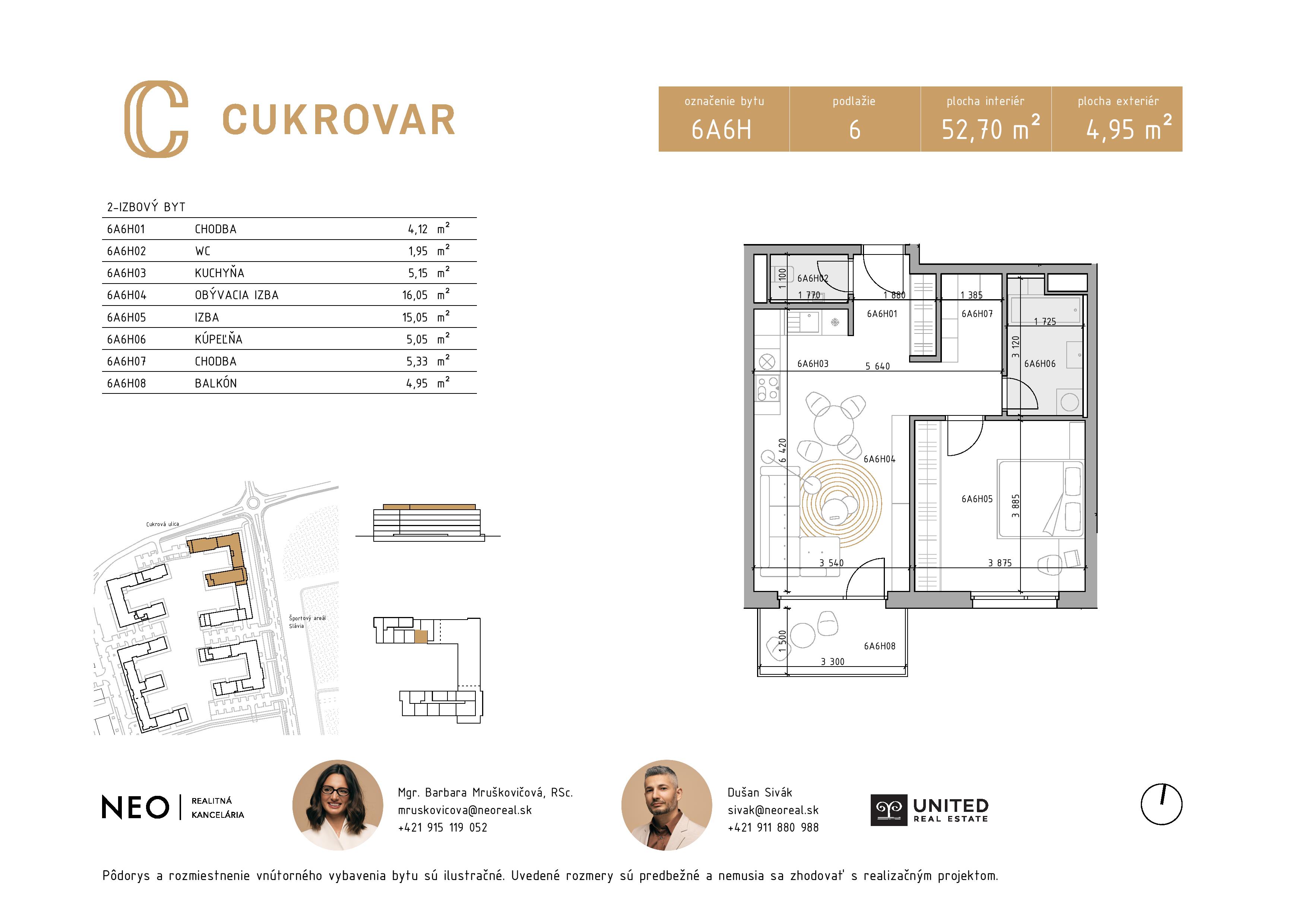 Cukrovar - 6A6H - Pôdorys