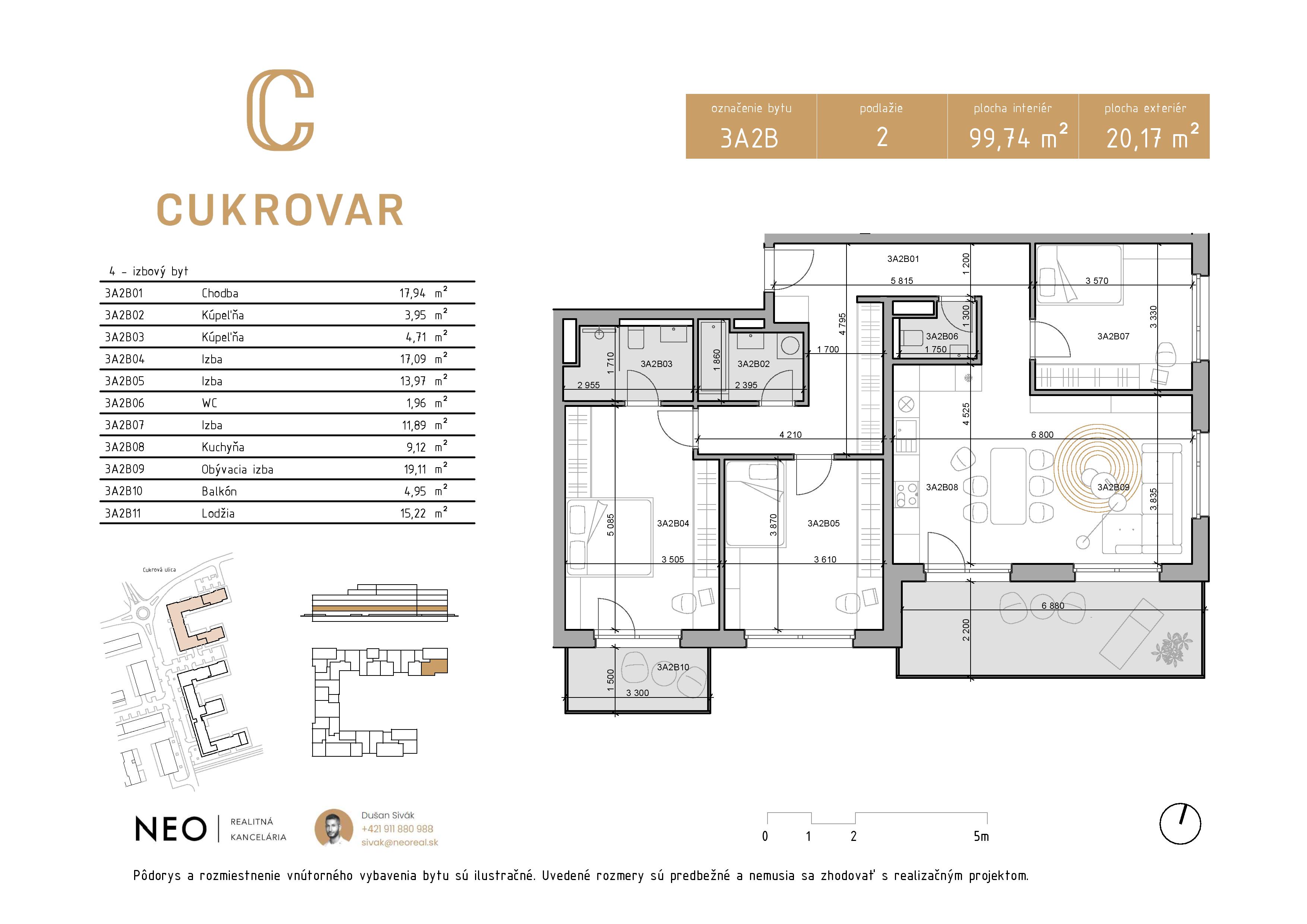Cukrovar - 3A2B - Pôdorys