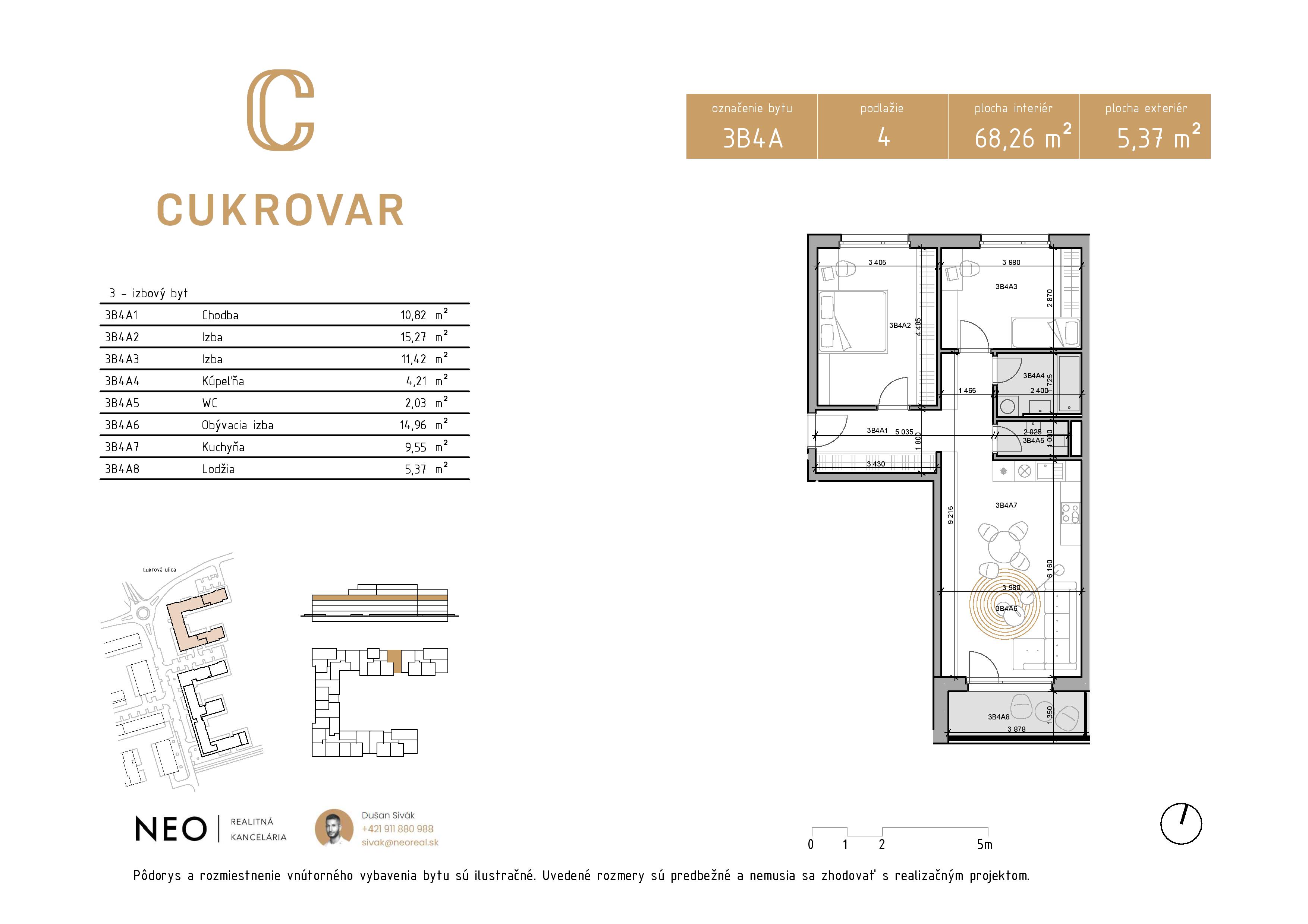 Cukrovar - 3B4A - Pôdorys