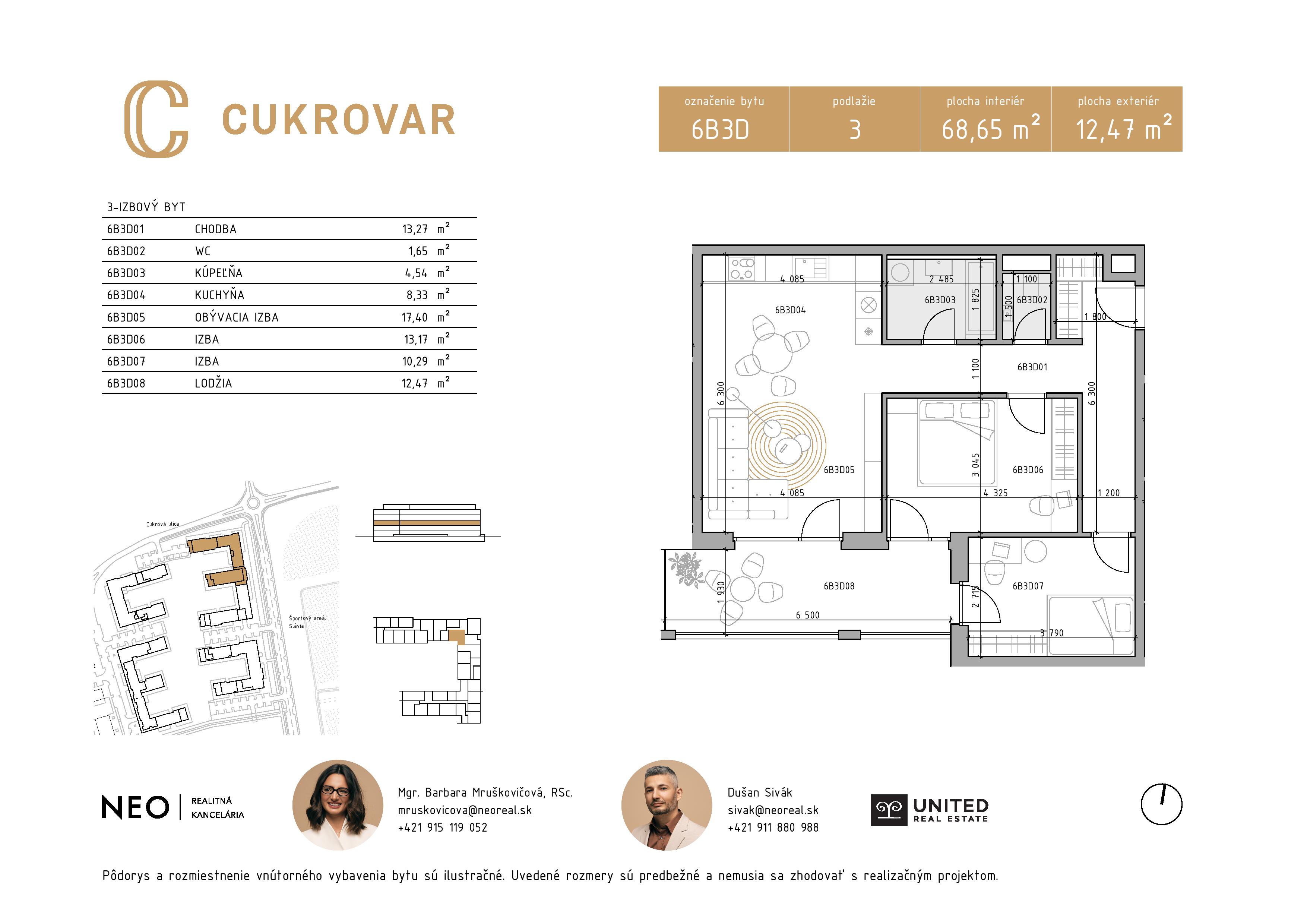 Cukrovar - 6B3D - Pôdorys