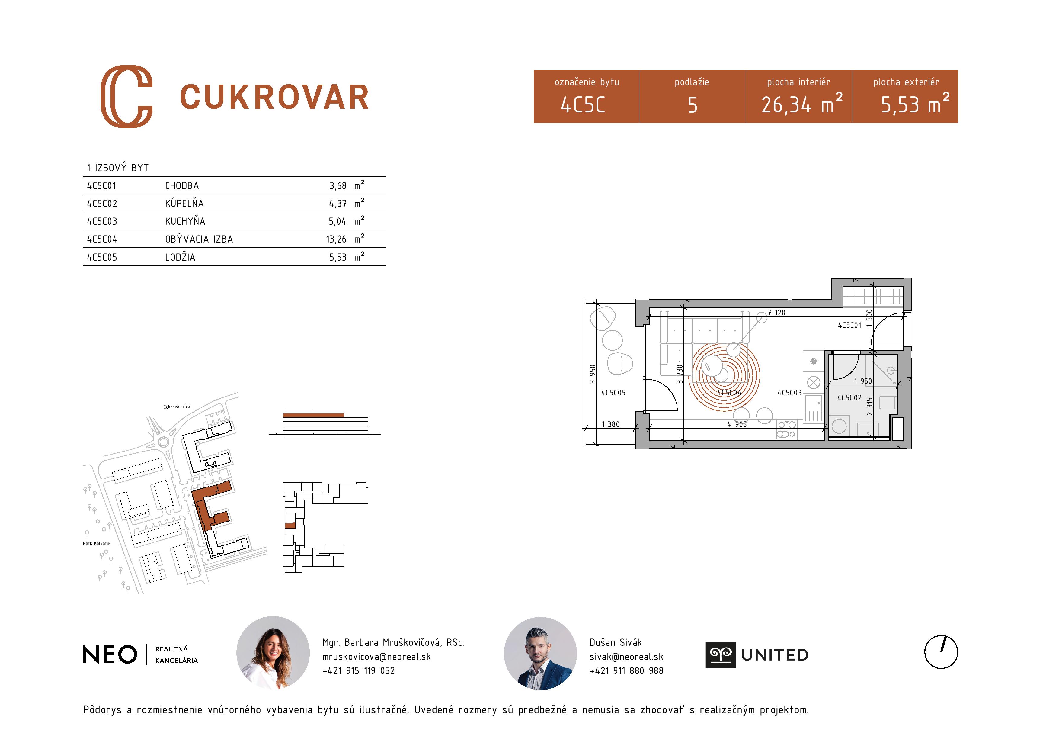 Cukrovar - 4C5C - Pôdorys
