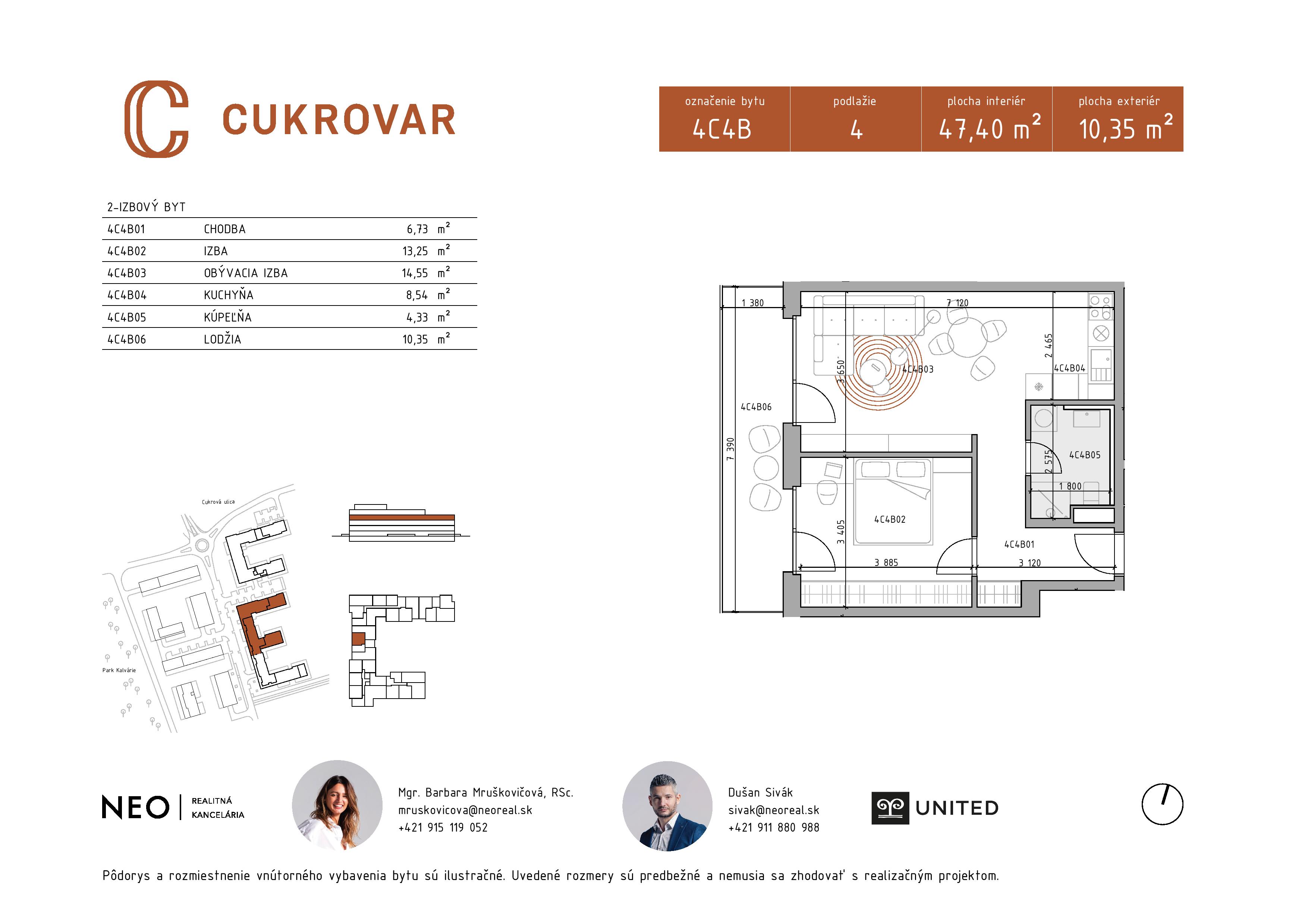Cukrovar - 4C4B - Pôdorys