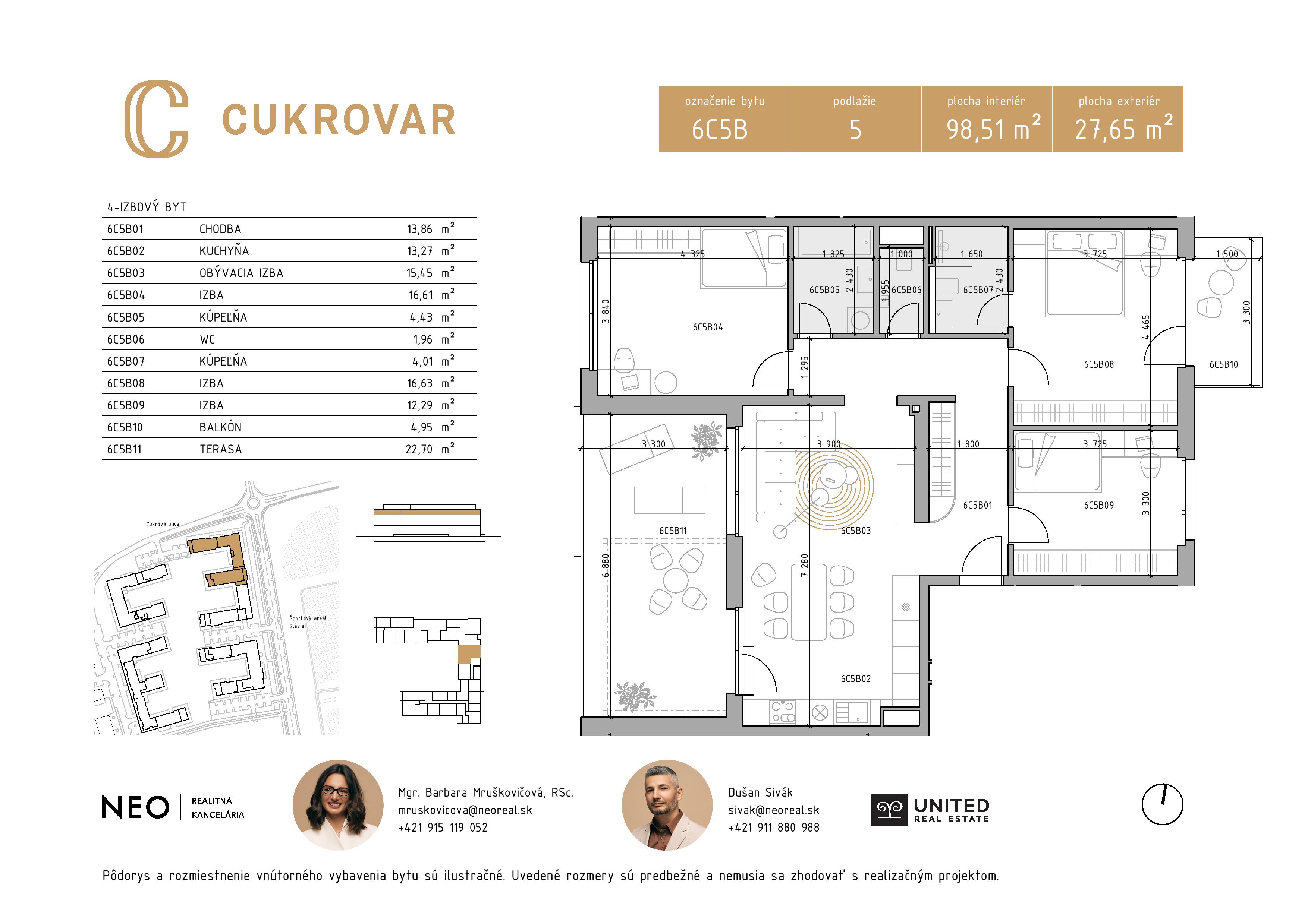 Cukrovar - 6C5B - Pôdorys