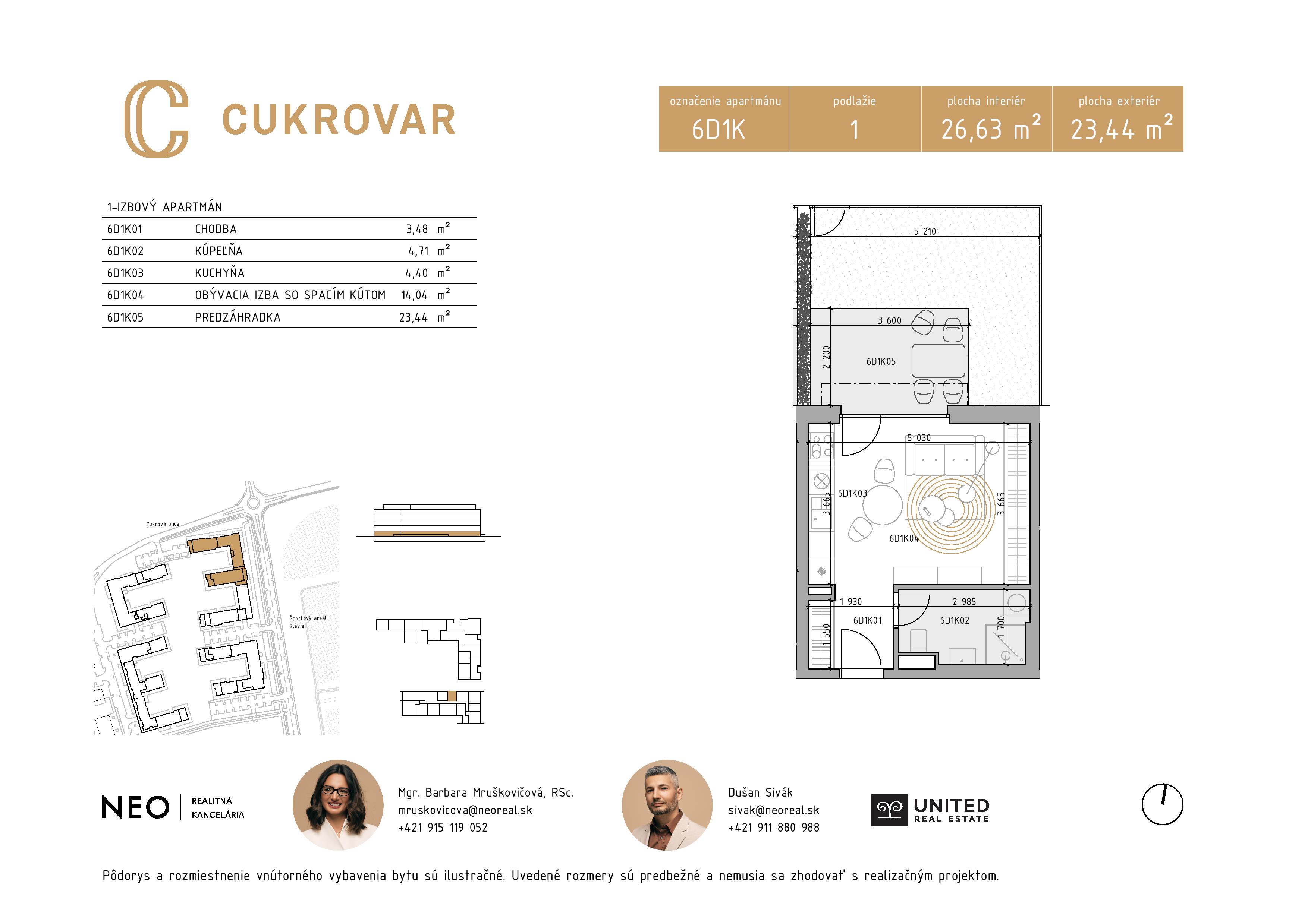 Cukrovar - 6D1K - Pôdorys