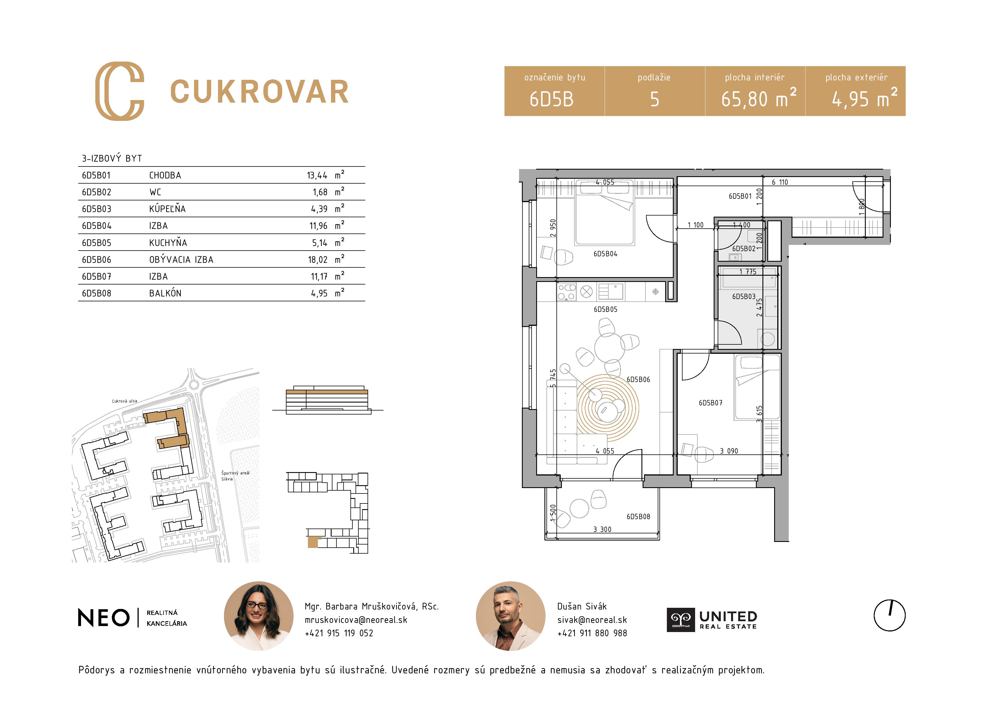 Cukrovar - 6D5B - Pôdorys