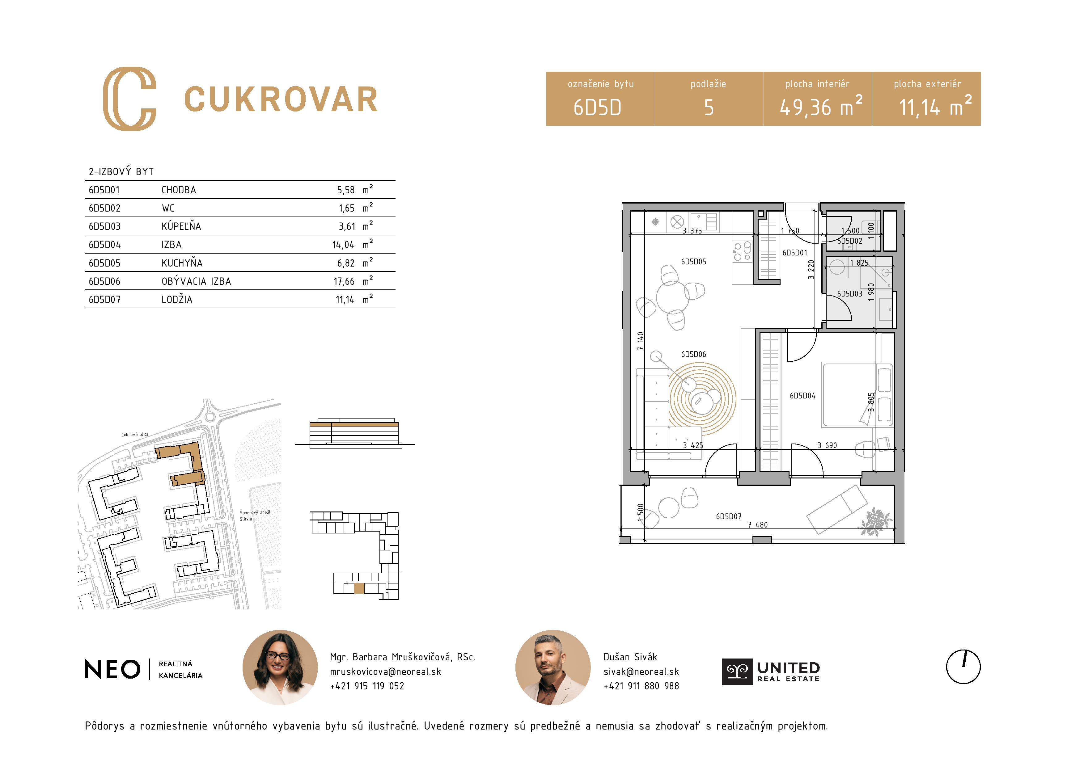 Cukrovar - 6D5D - Pôdorys