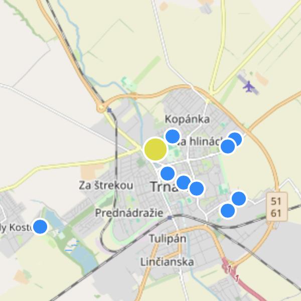 Cukrovar - map