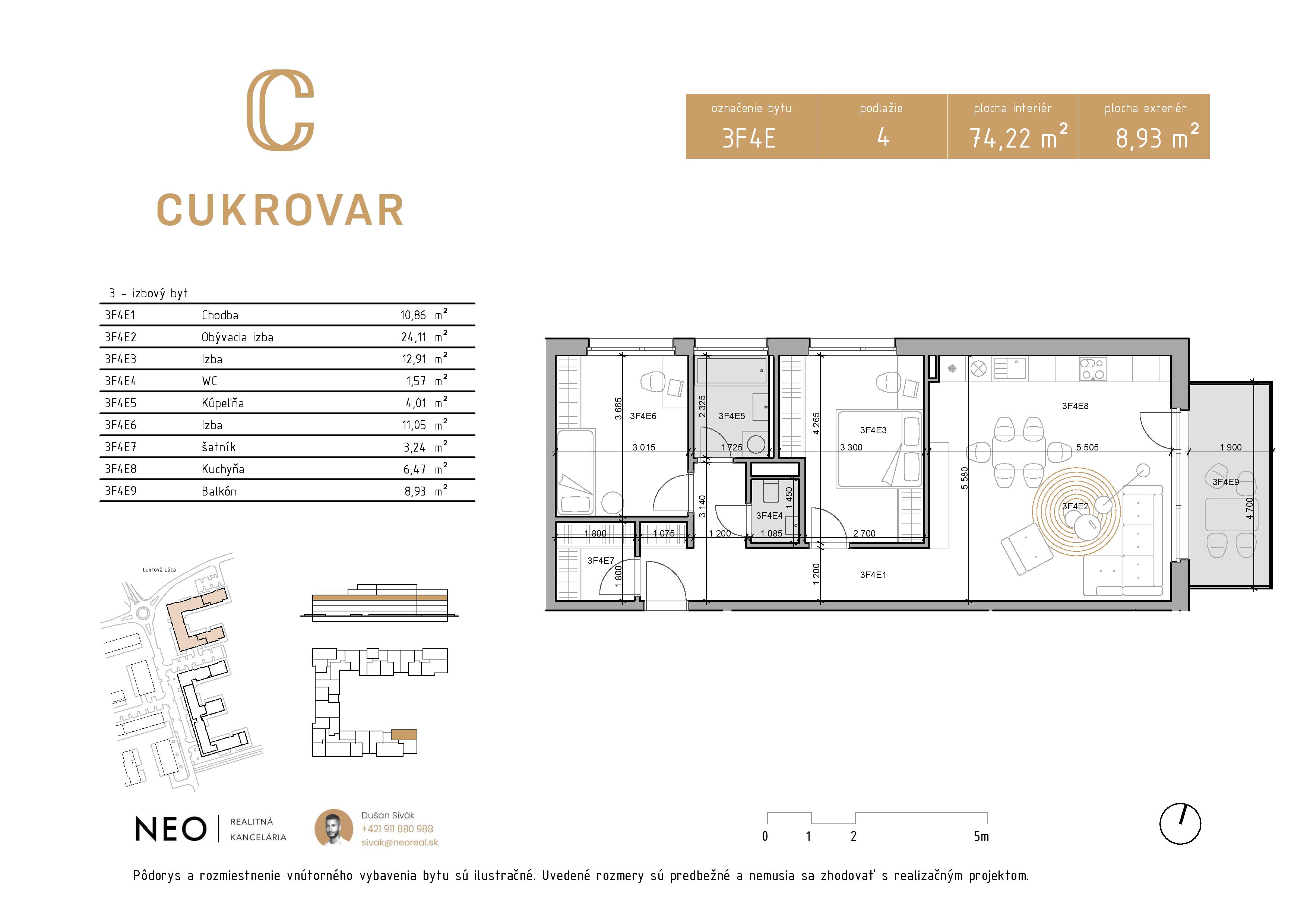 Cukrovar - 3F4E - Pôdorys