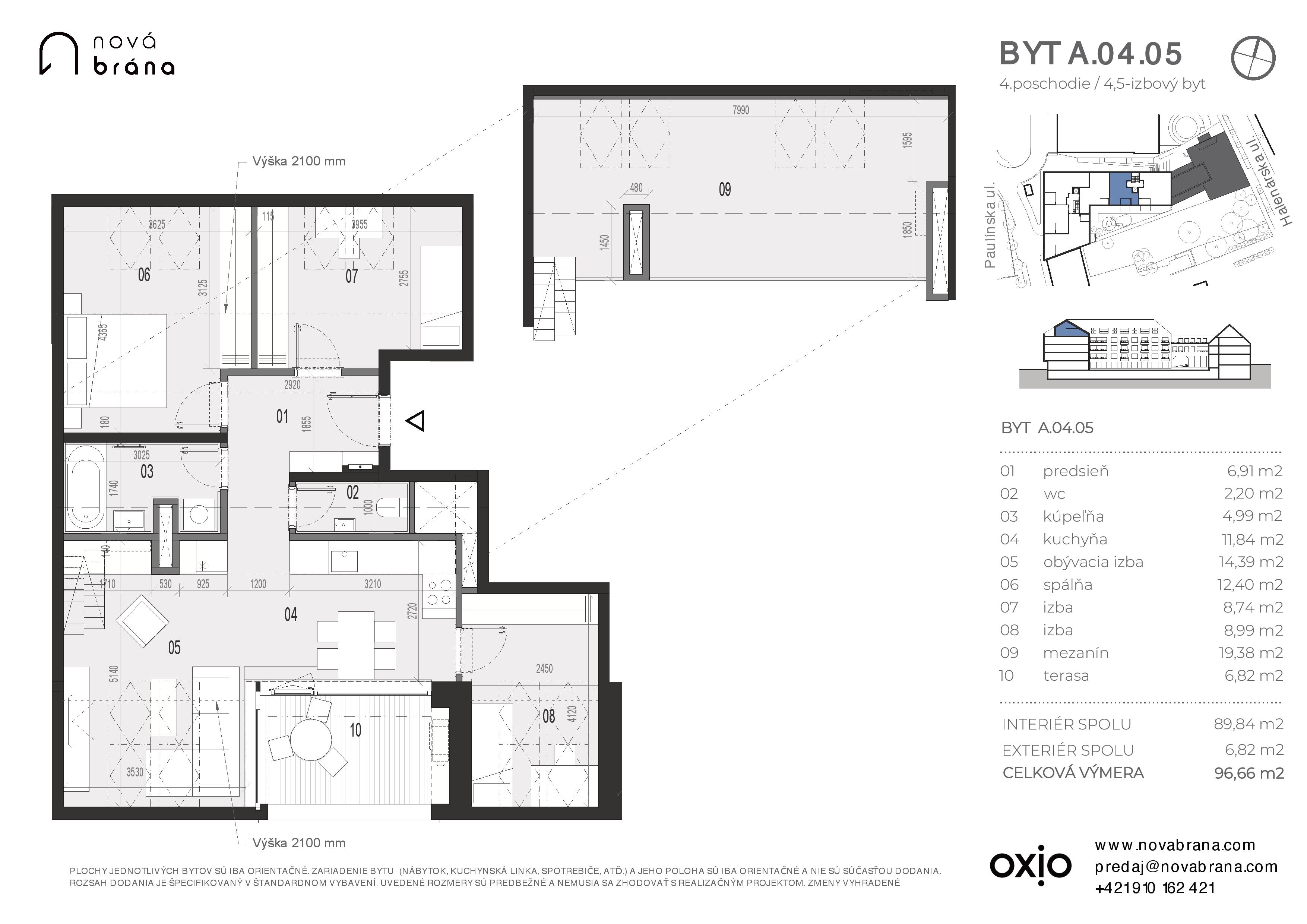 Nová brána - A.04.05 - Pôdorys