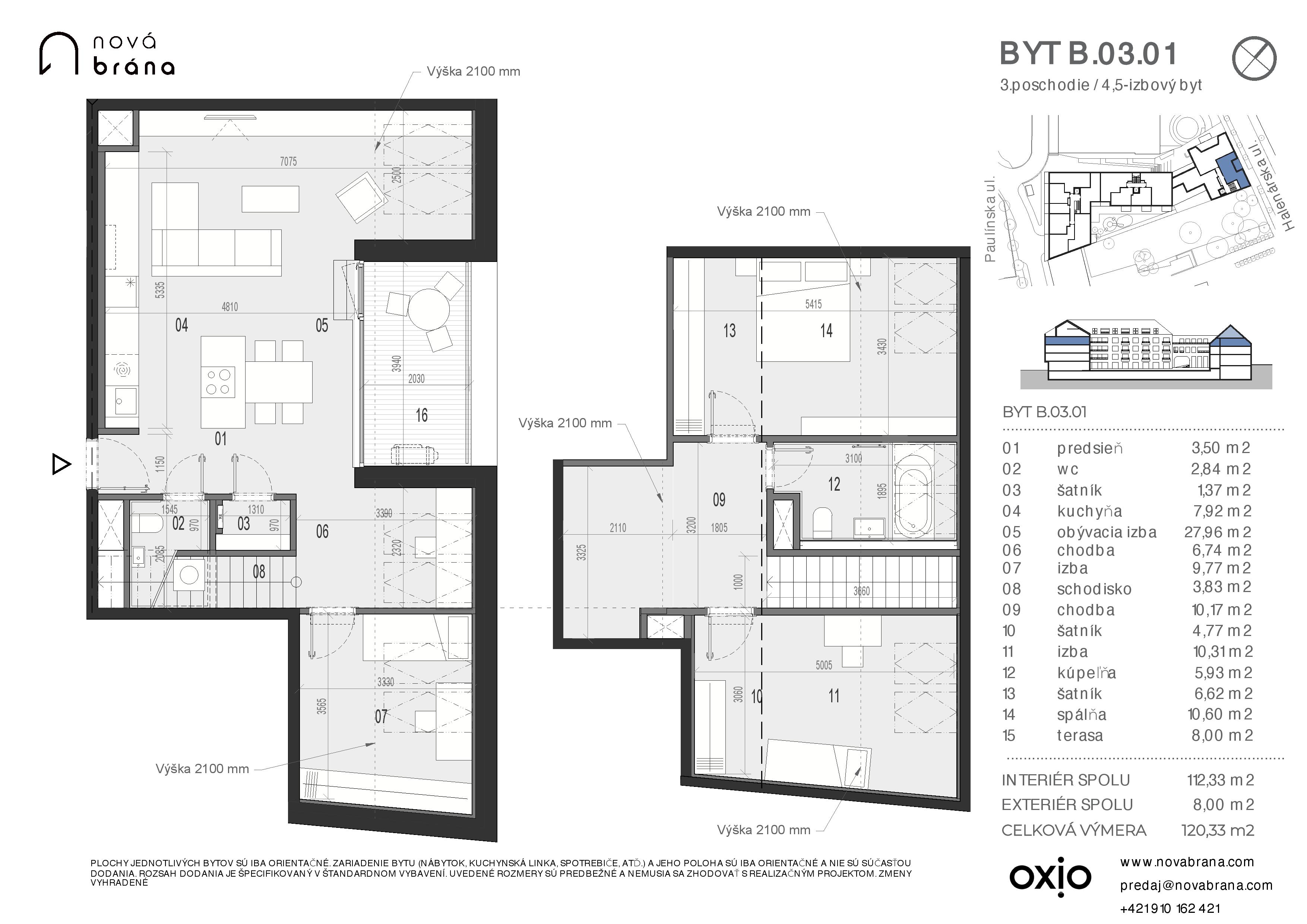 Nová brána - B.03.01 - Pôdorys