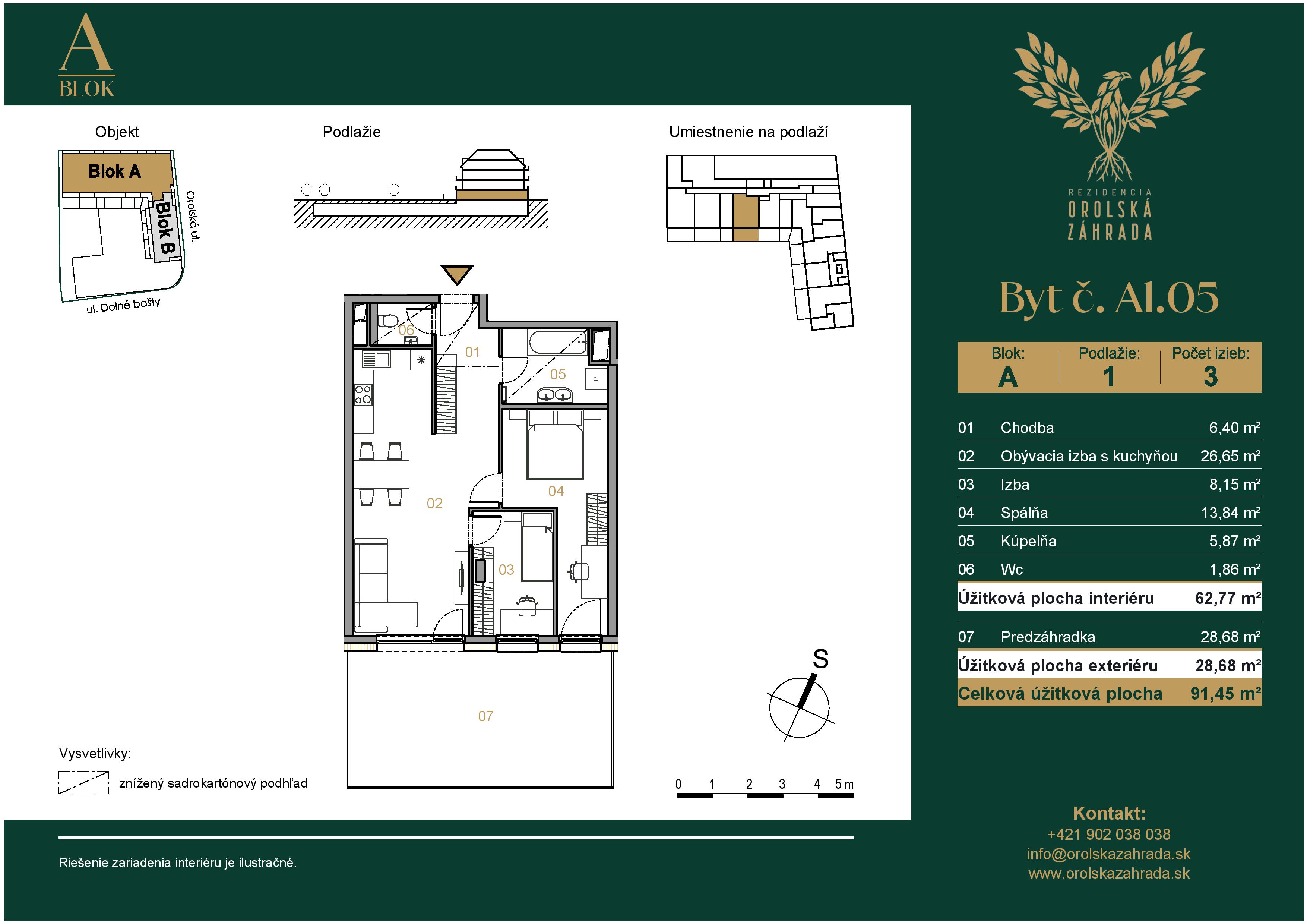 Orolská záhrada - A1.05 - Pôdorys