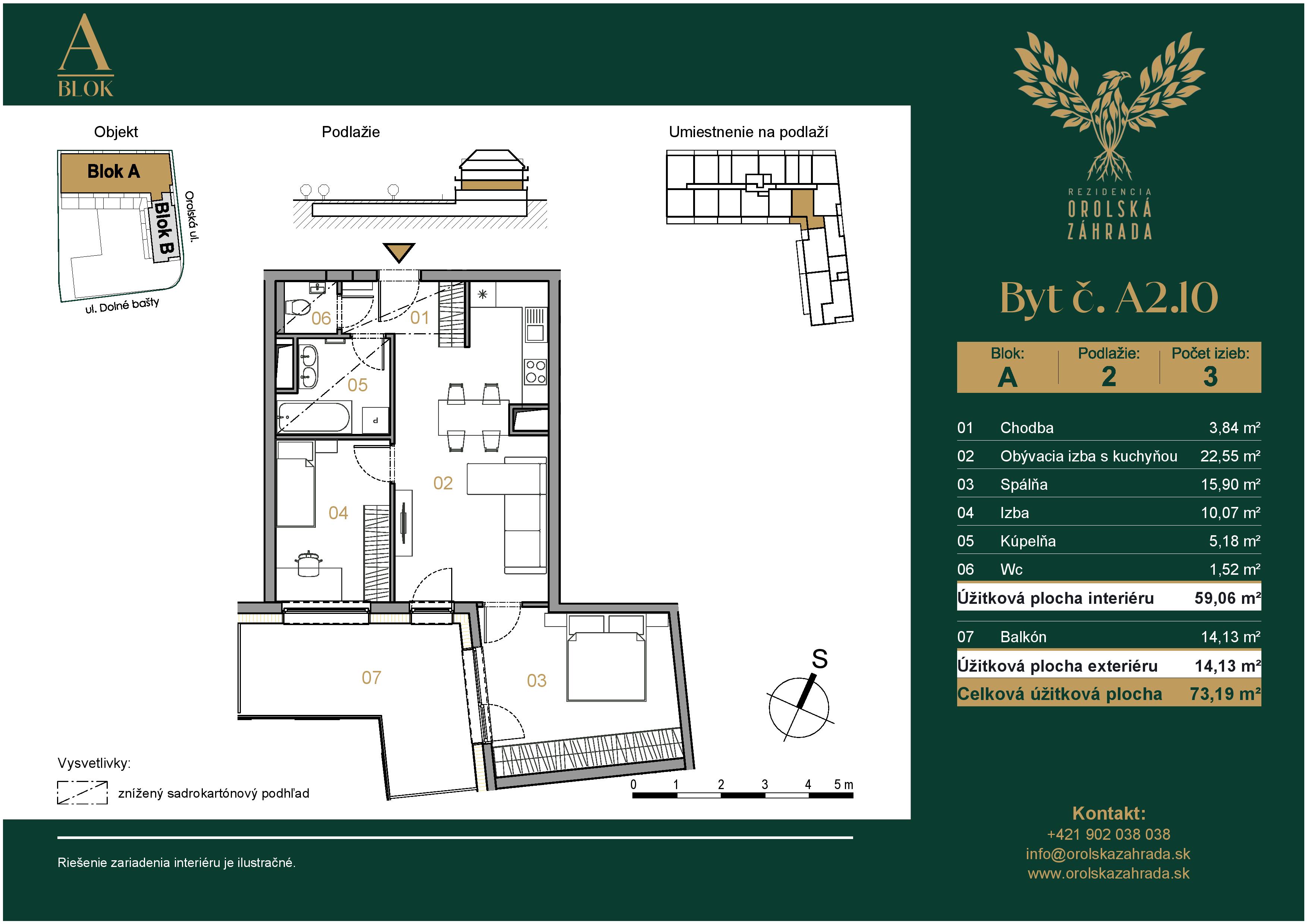 Orolská záhrada - A2.10 - Pôdorys