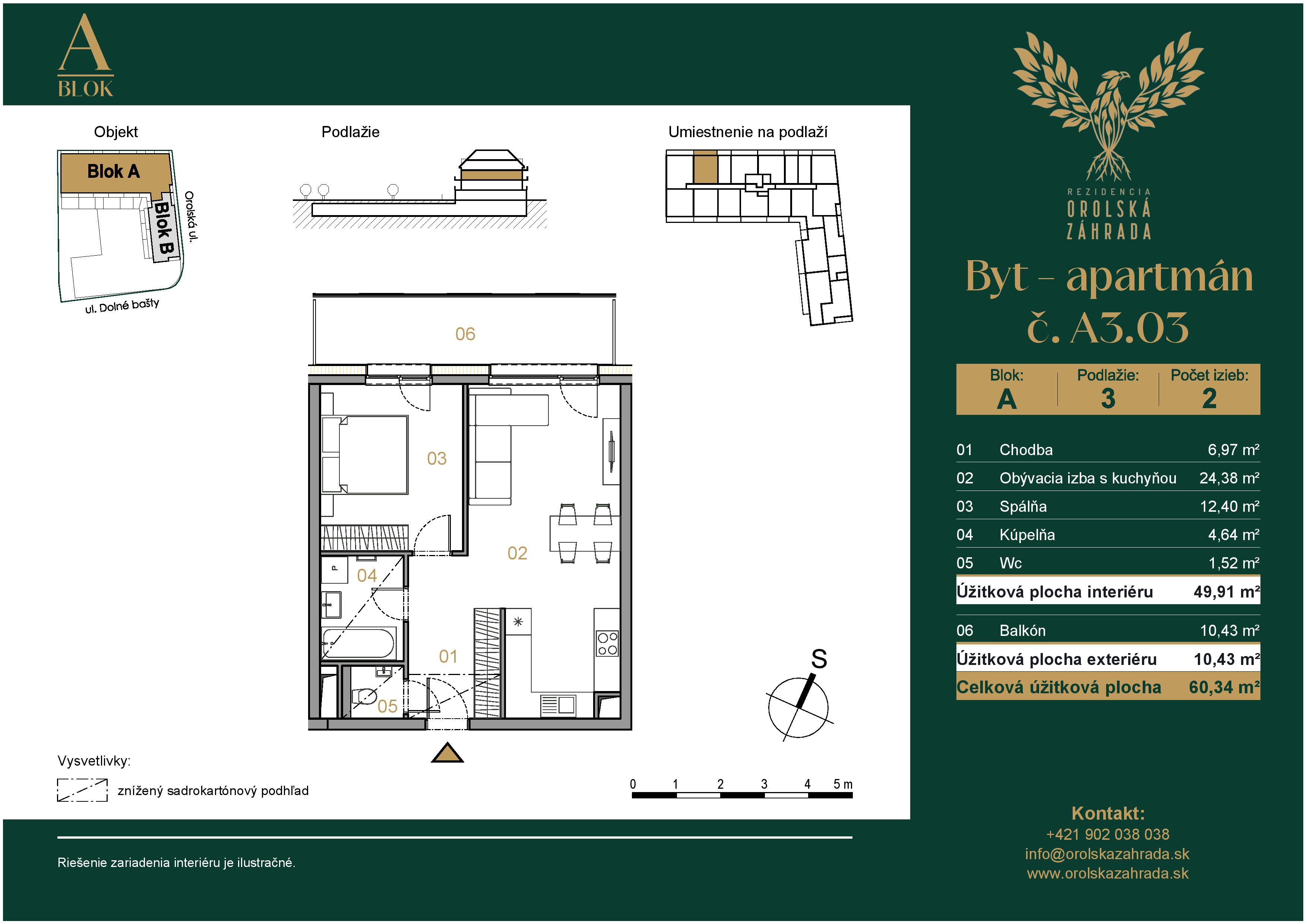 Orolská záhrada - A3.03 - Pôdorys