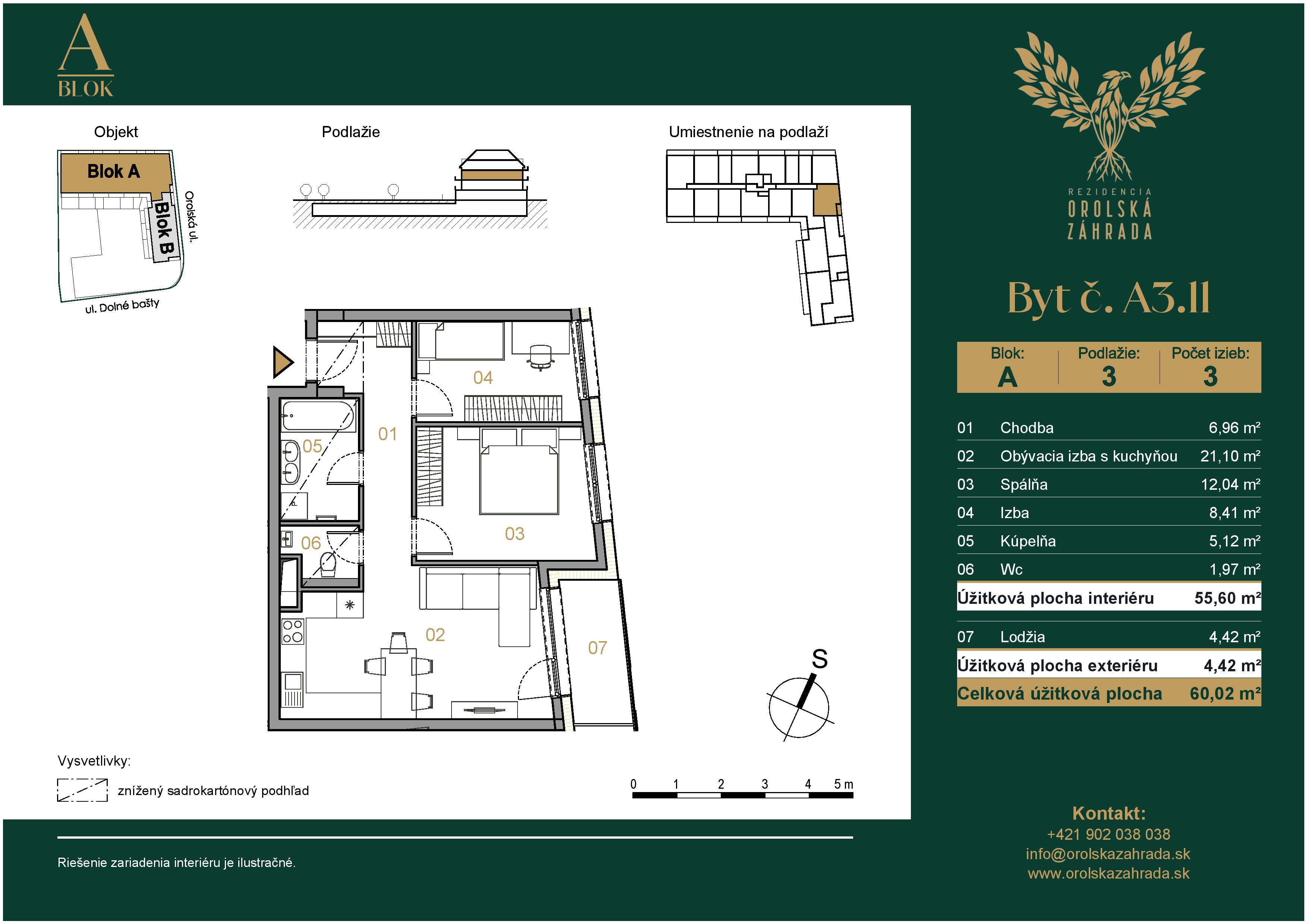 Orolská záhrada - A3.11 - Pôdorys