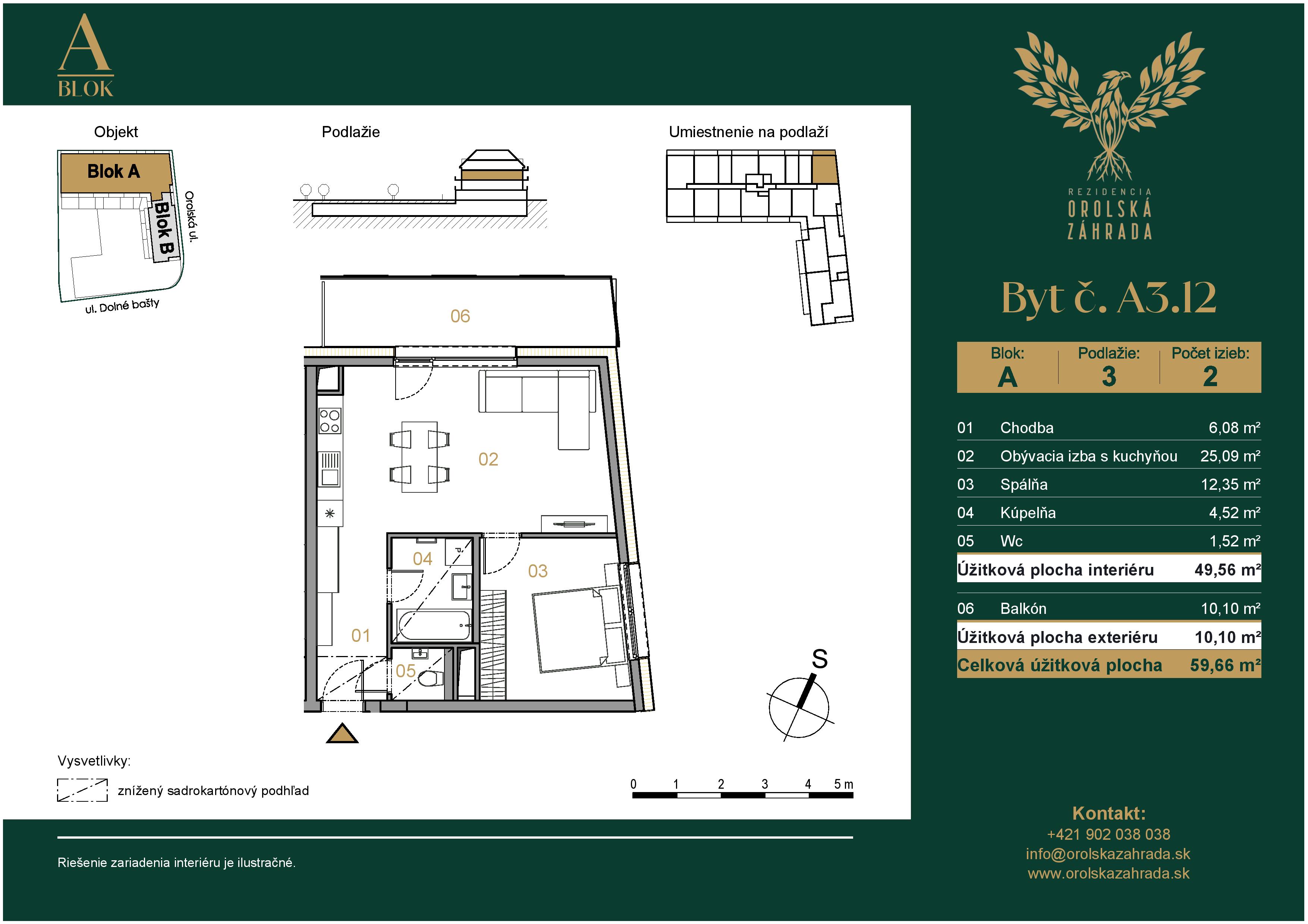 Orolská záhrada - A3.12 - Pôdorys