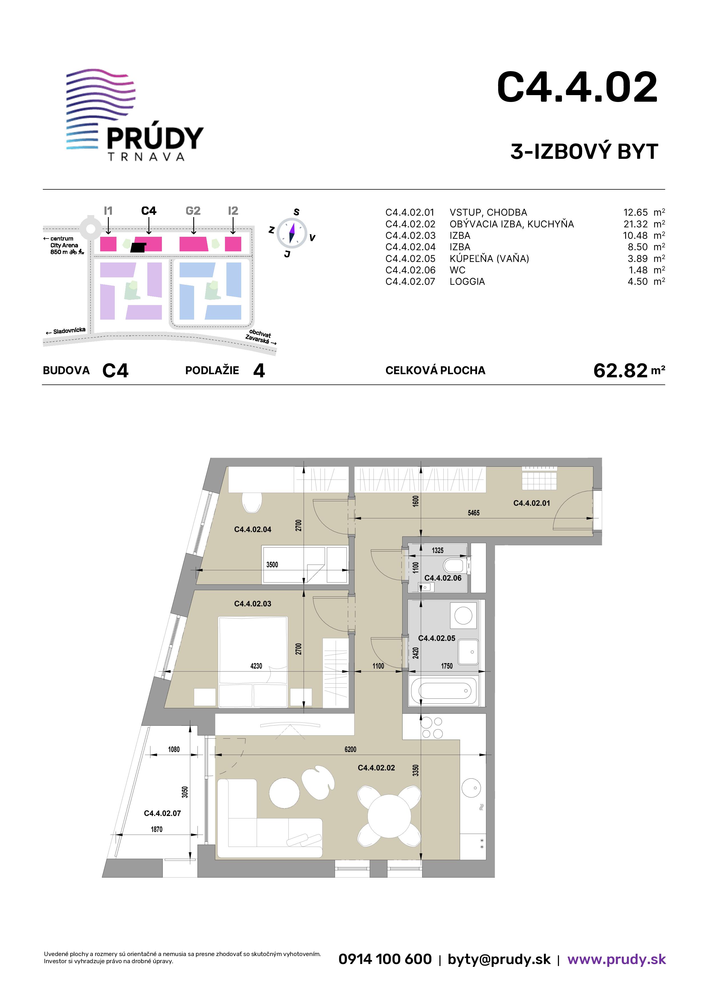 Prúdy Trnava - C4.4.02 - Pôdorys
