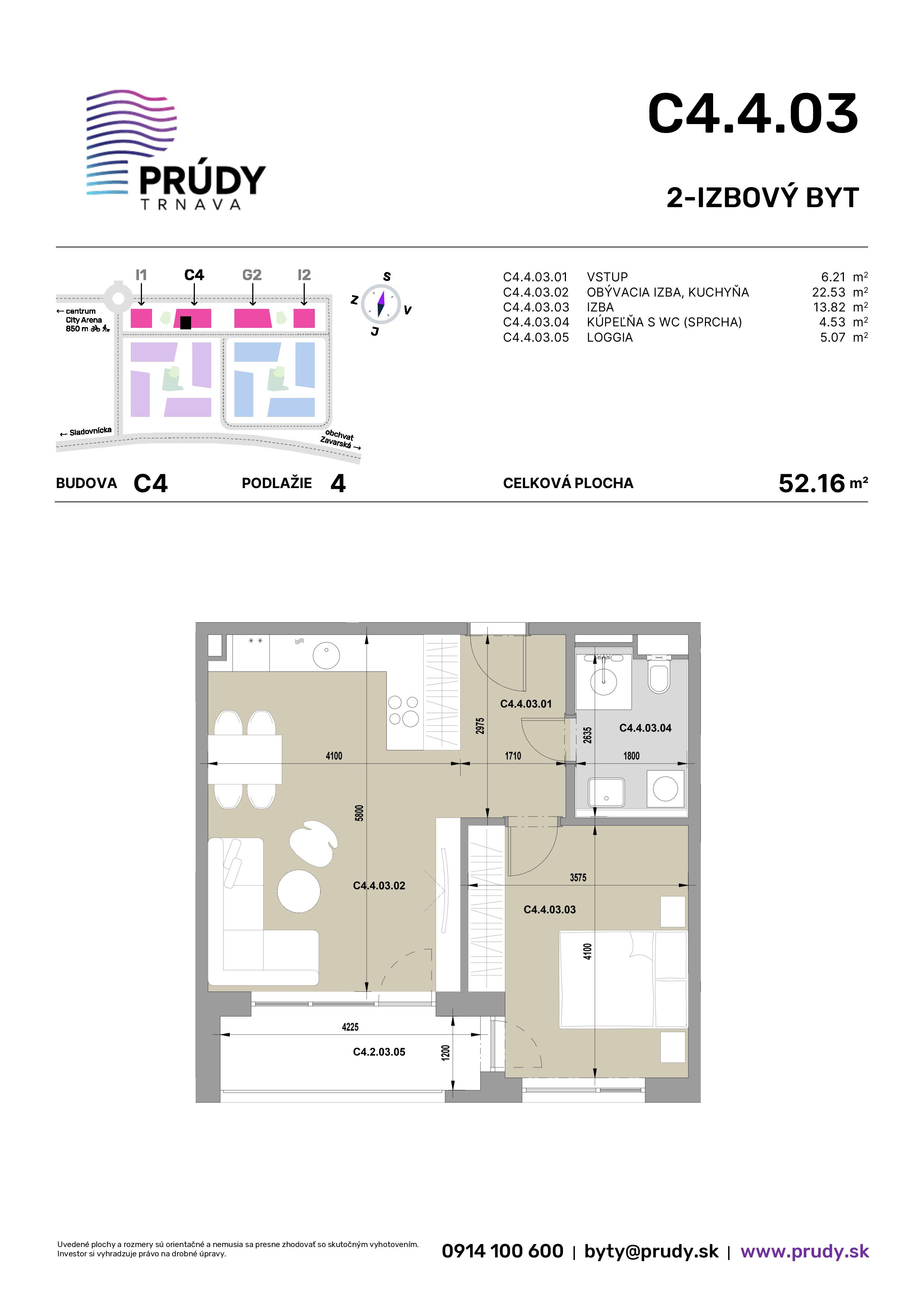 Prúdy Trnava - C4.4.03 - Pôdorys
