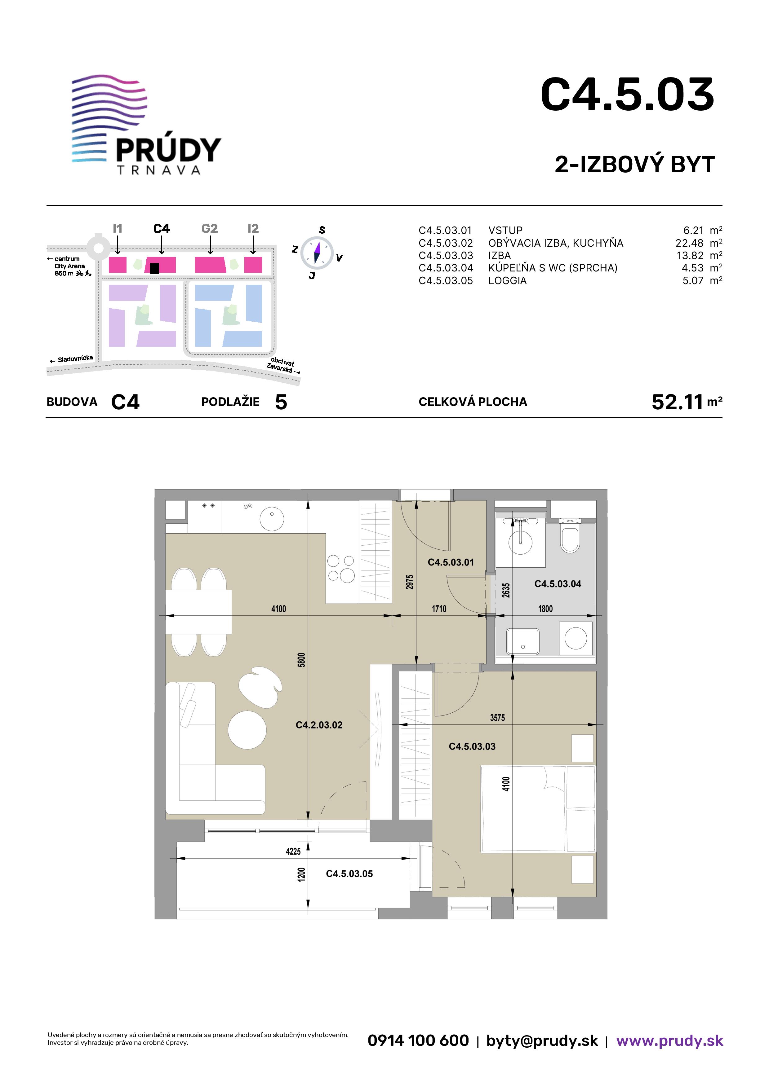 Prúdy Trnava - C4.5.03 - Pôdorys