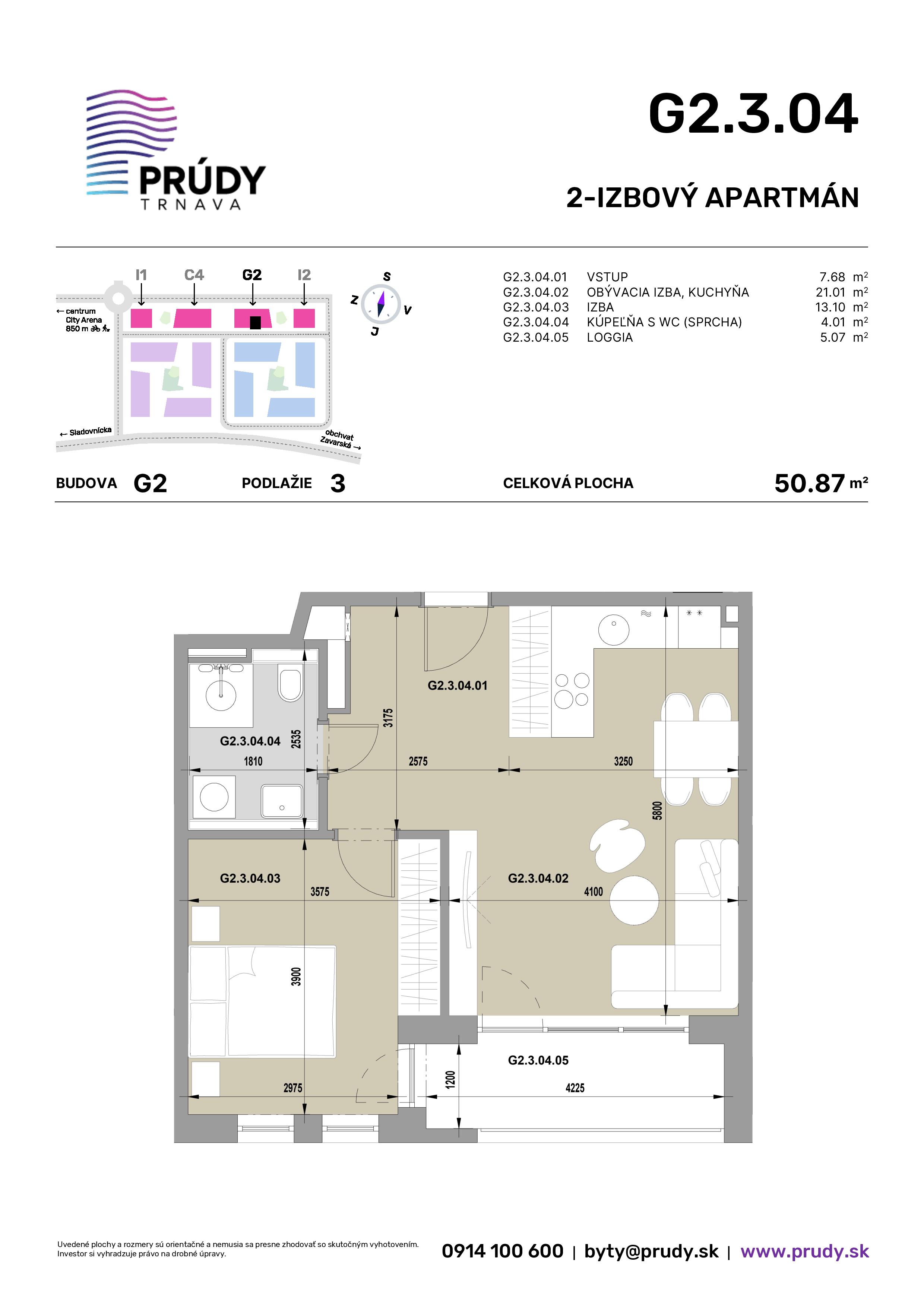 Prúdy Trnava - G2.3.04 - Pôdorys