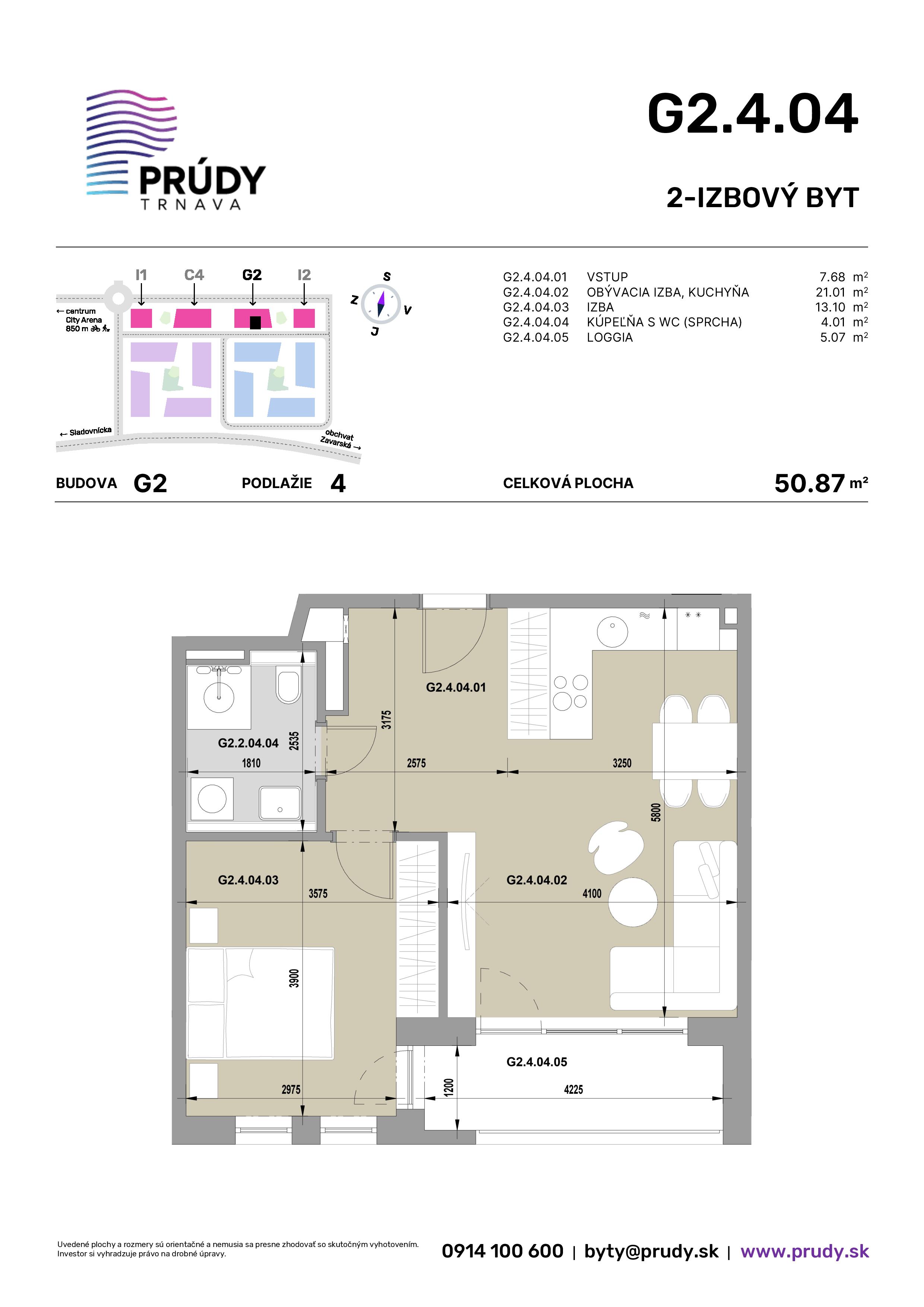 Prúdy Trnava - G2.4.04 - Pôdorys
