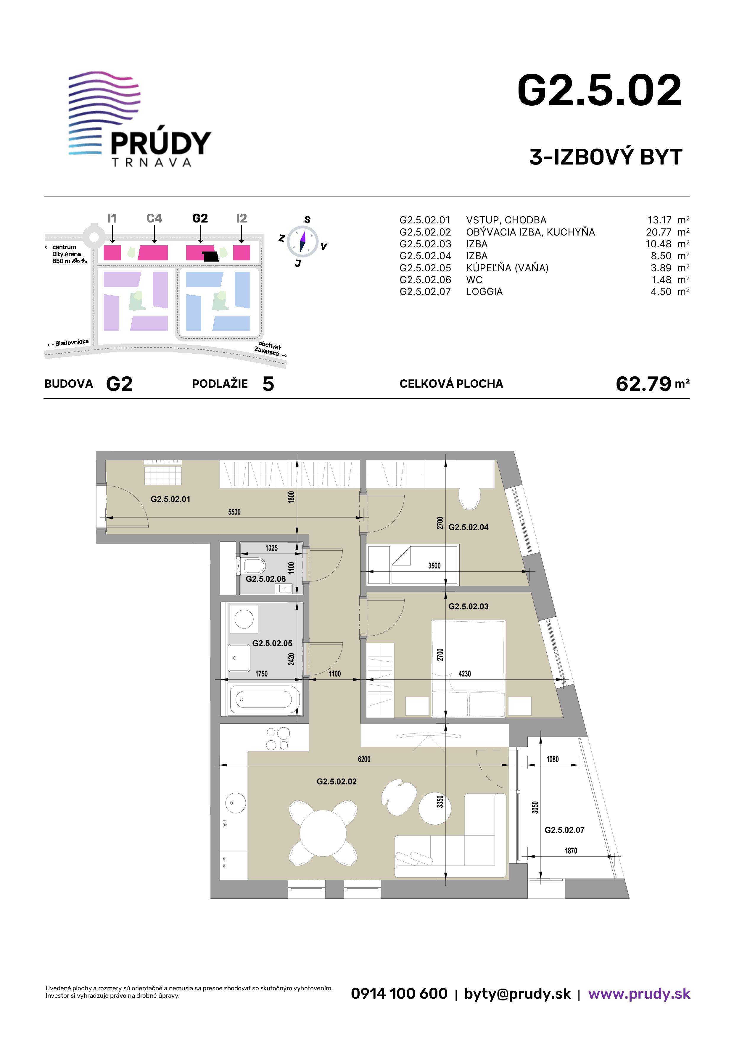 Prúdy Trnava - G2.5.02 - Pôdorys