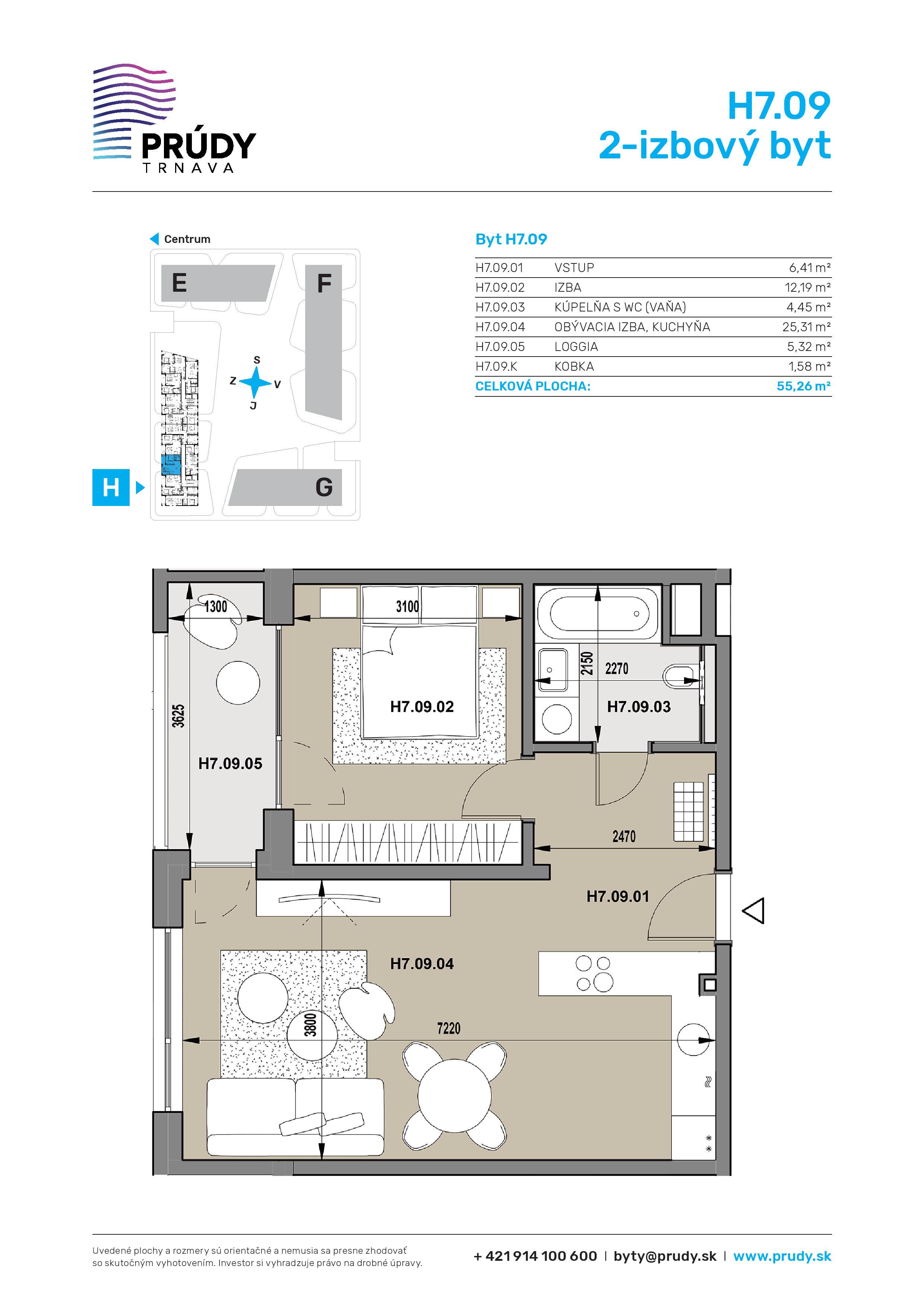 Prúdy Trnava - H7.09 - Pôdorys