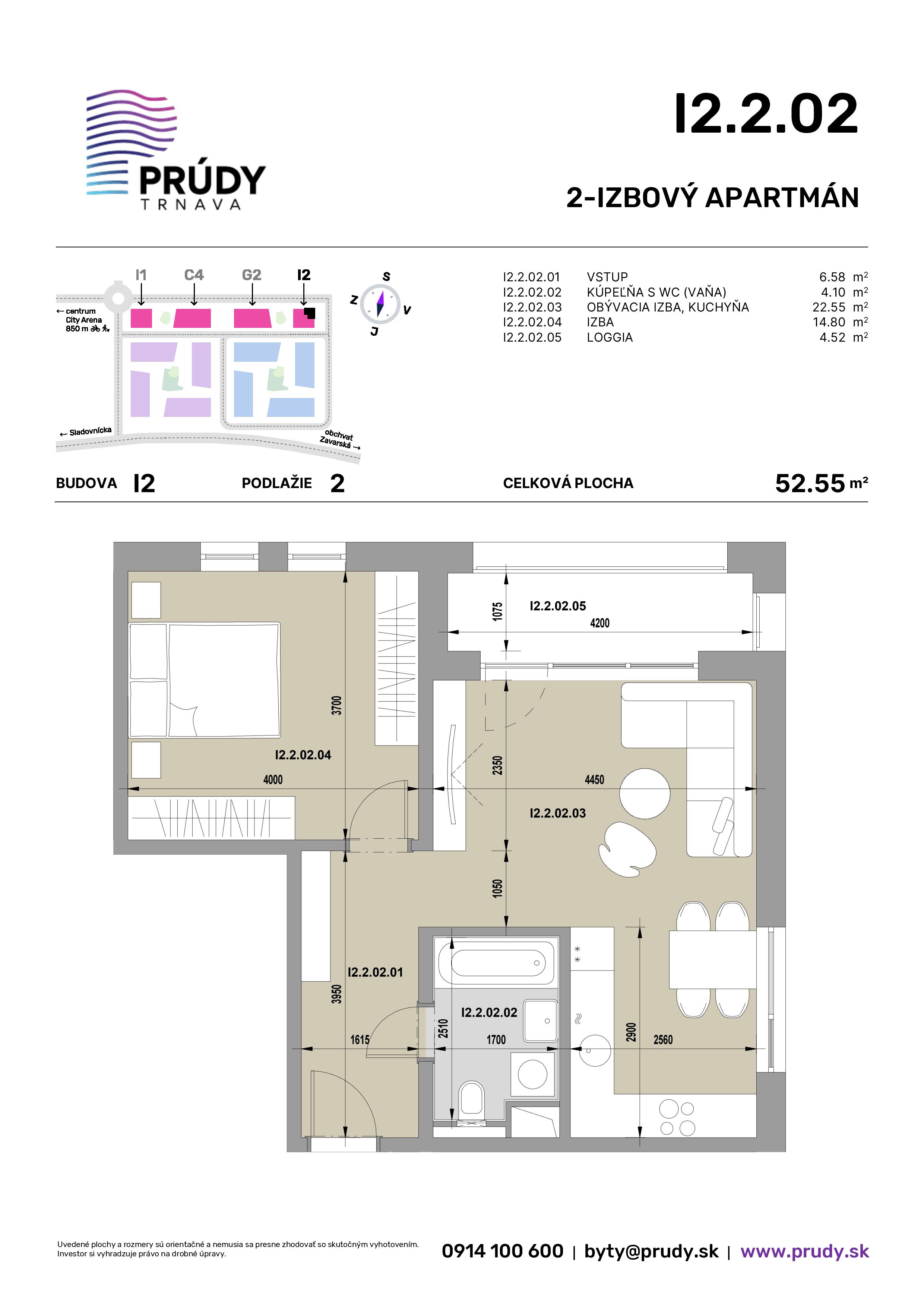 Prúdy Trnava - I2.2.02 - Pôdorys