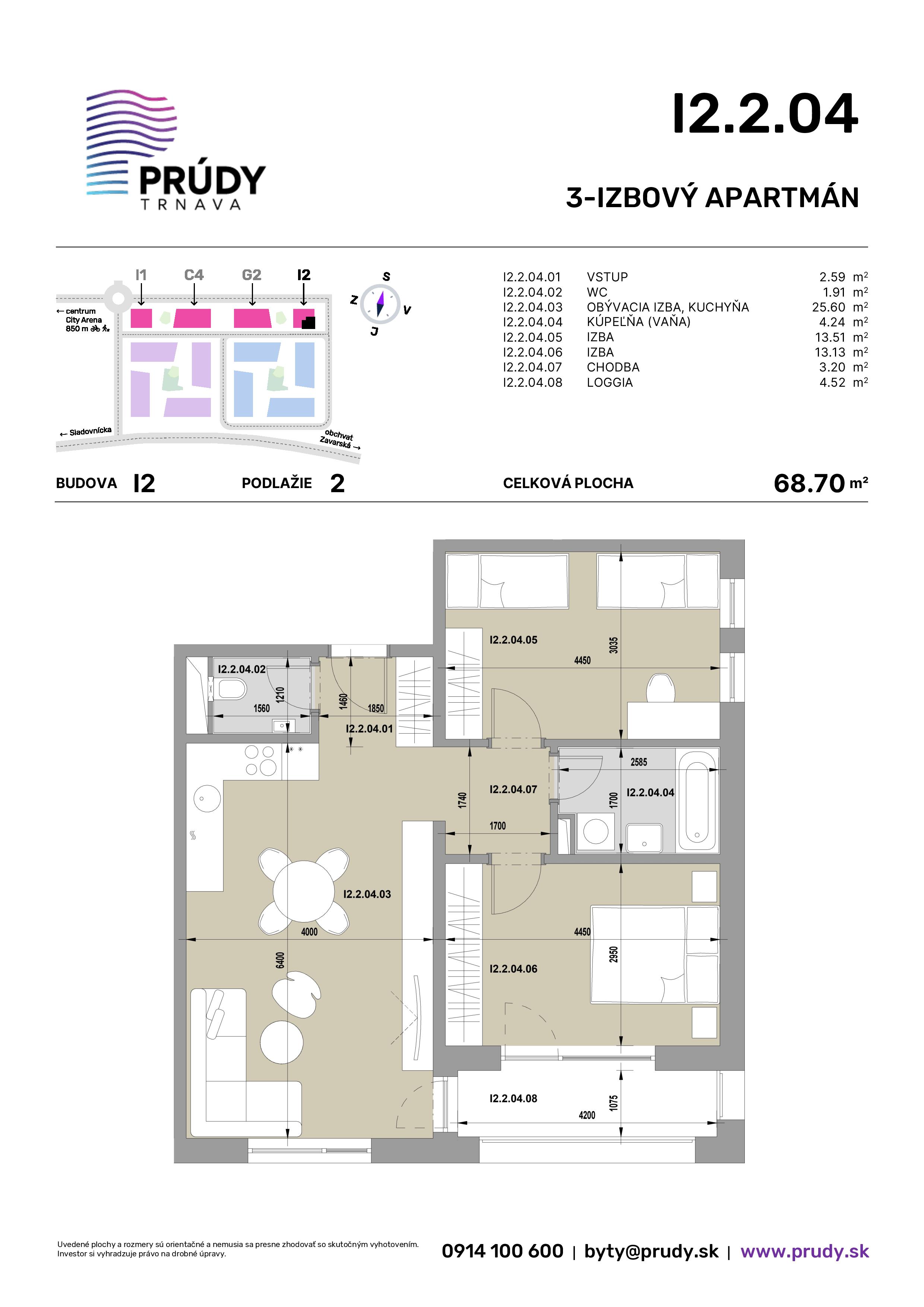 Prúdy Trnava - I2.2.04 - Pôdorys