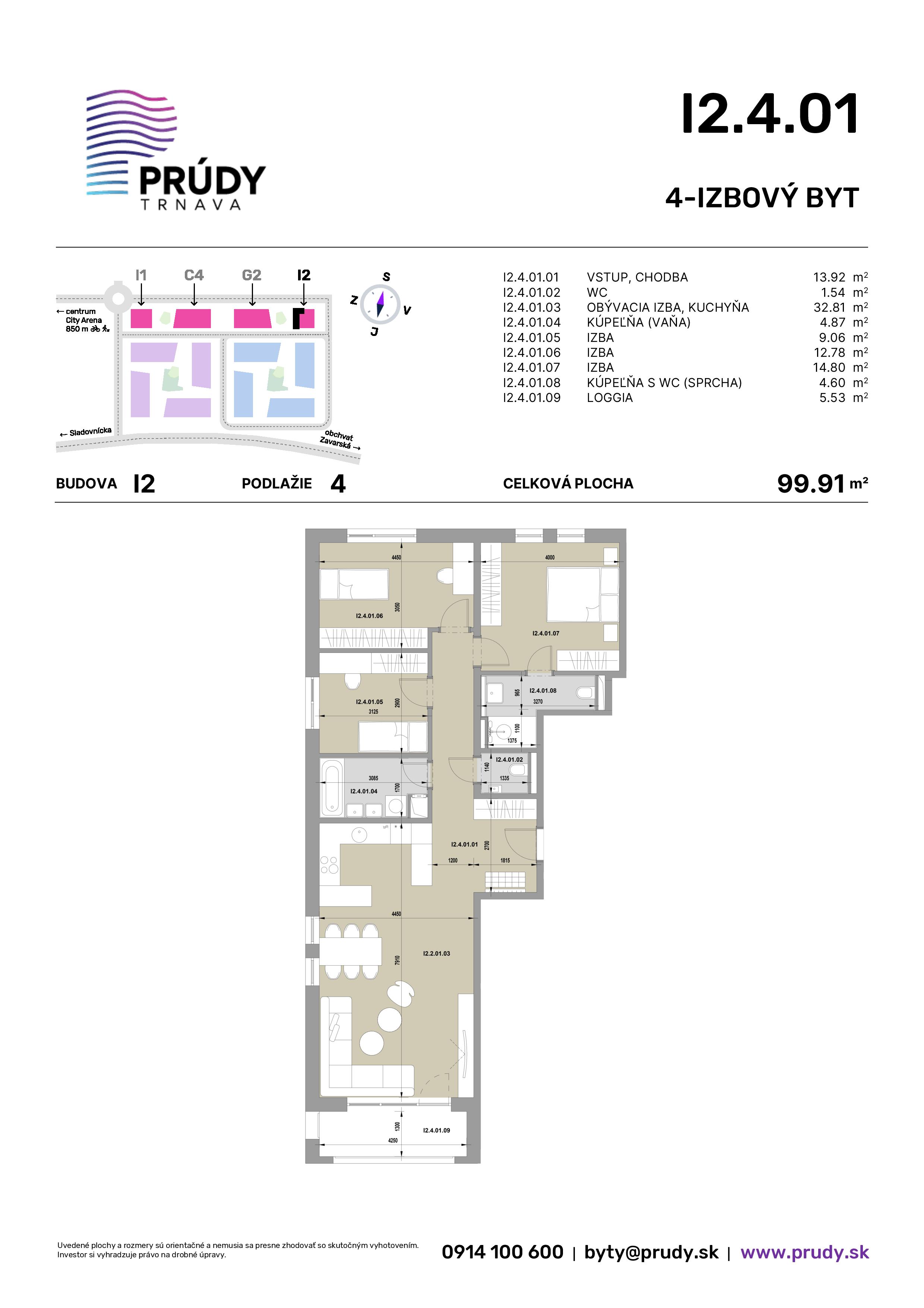 Prúdy Trnava - I2.4.01 - Pôdorys