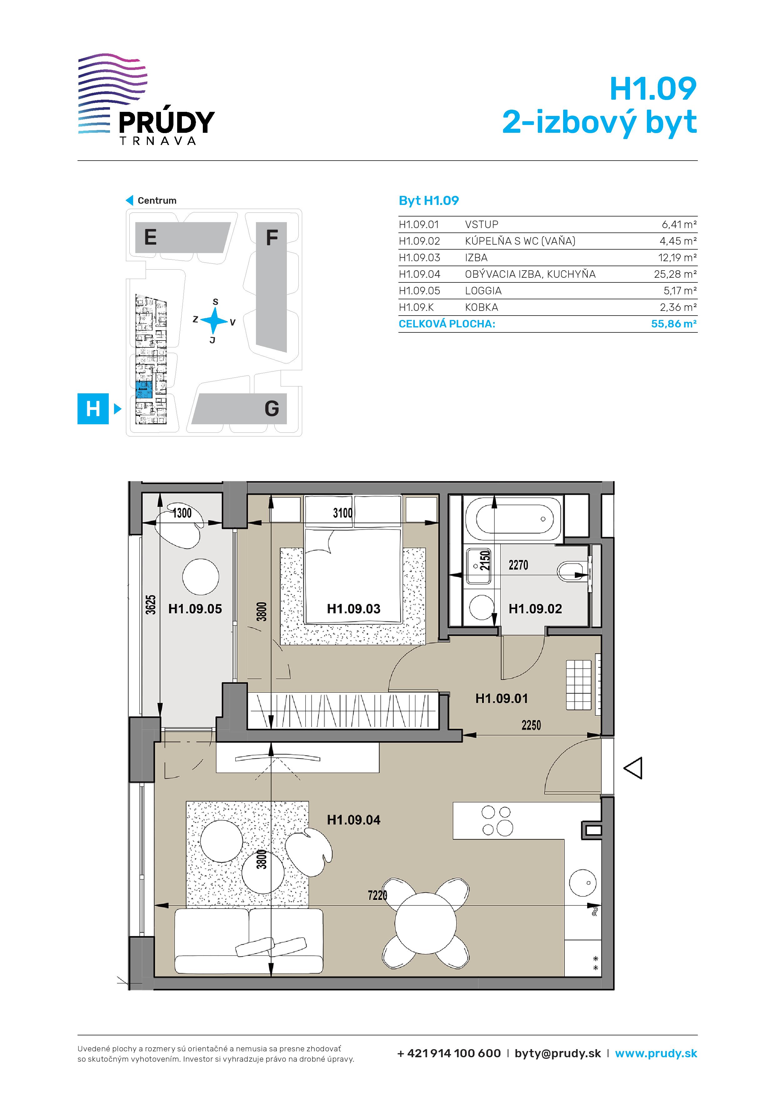 Prúdy Trnava - H1.09 - Pôdorys