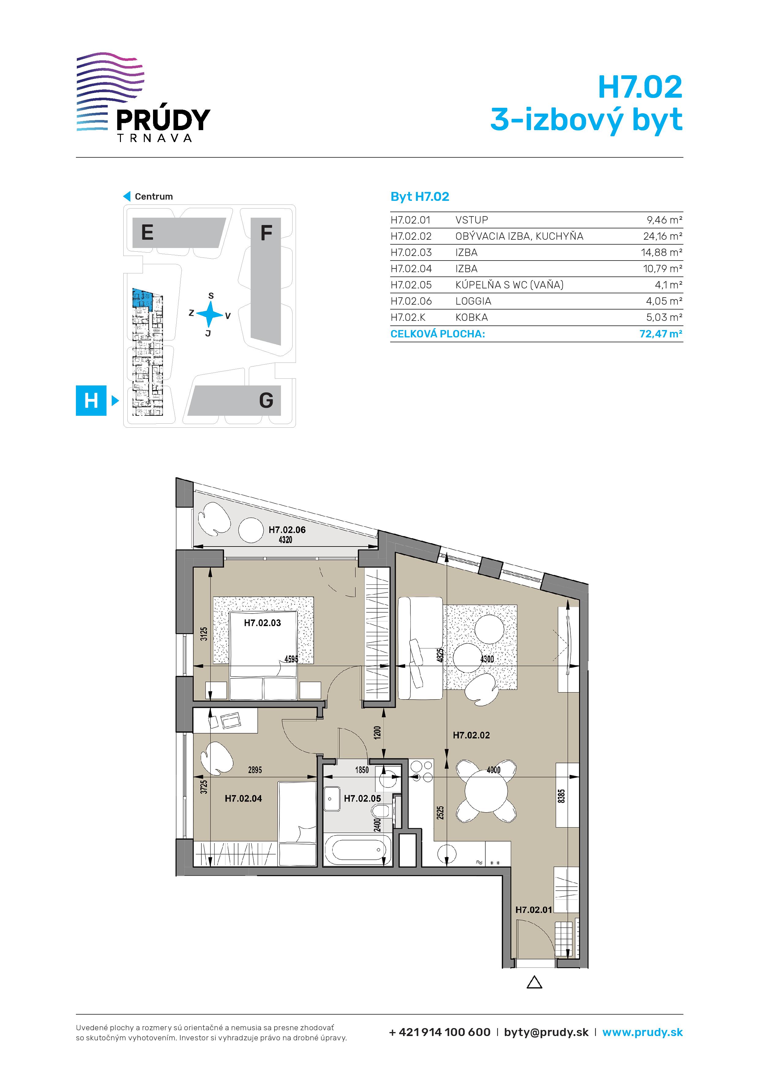 Prúdy Trnava - H7.02 - Pôdorys