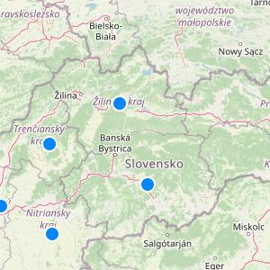 Púpavy Residence - map