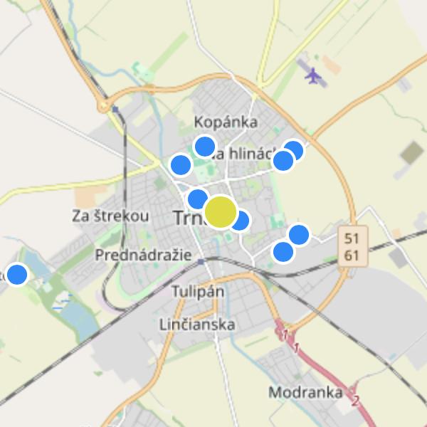 Rezidencia Hviezdoslavova - map