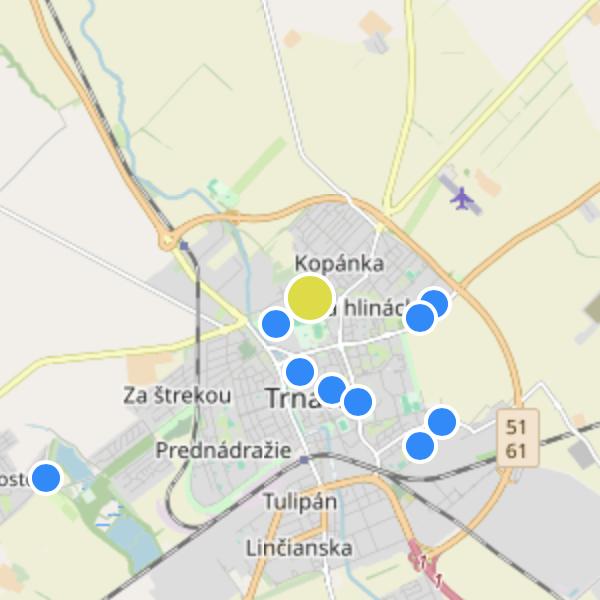 Vilky Cukrová - map