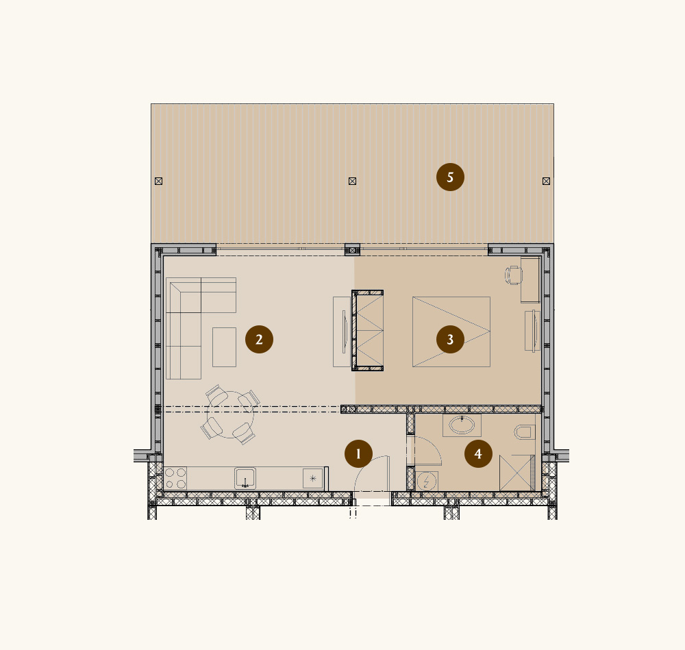 Golf Chalet - 6.12 - Pôdorys